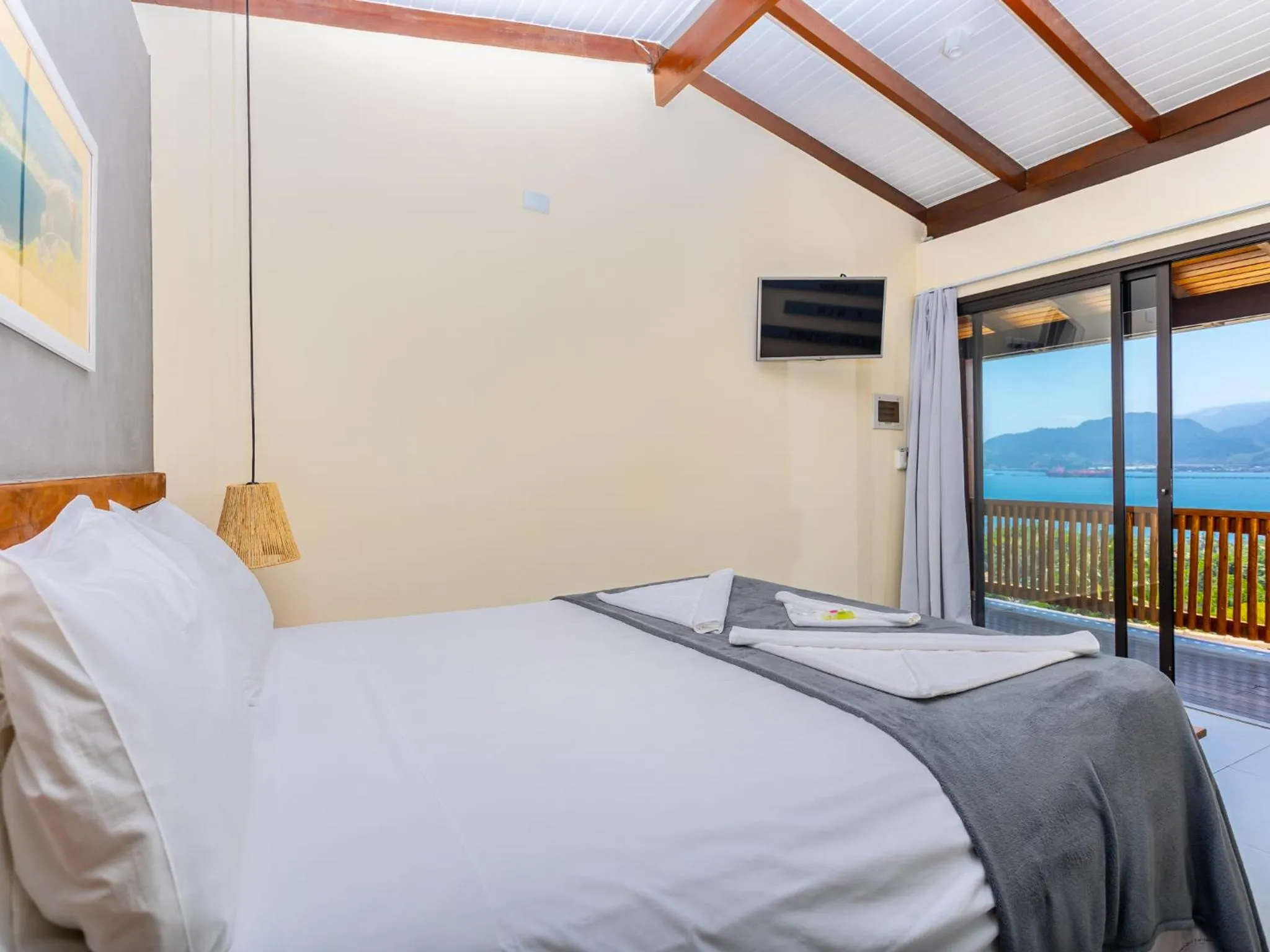 Bed in Eco Baepi Residence