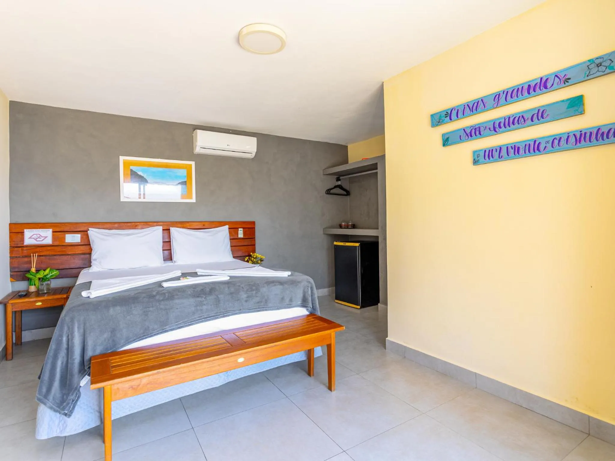 Bed in Eco Baepi Residence