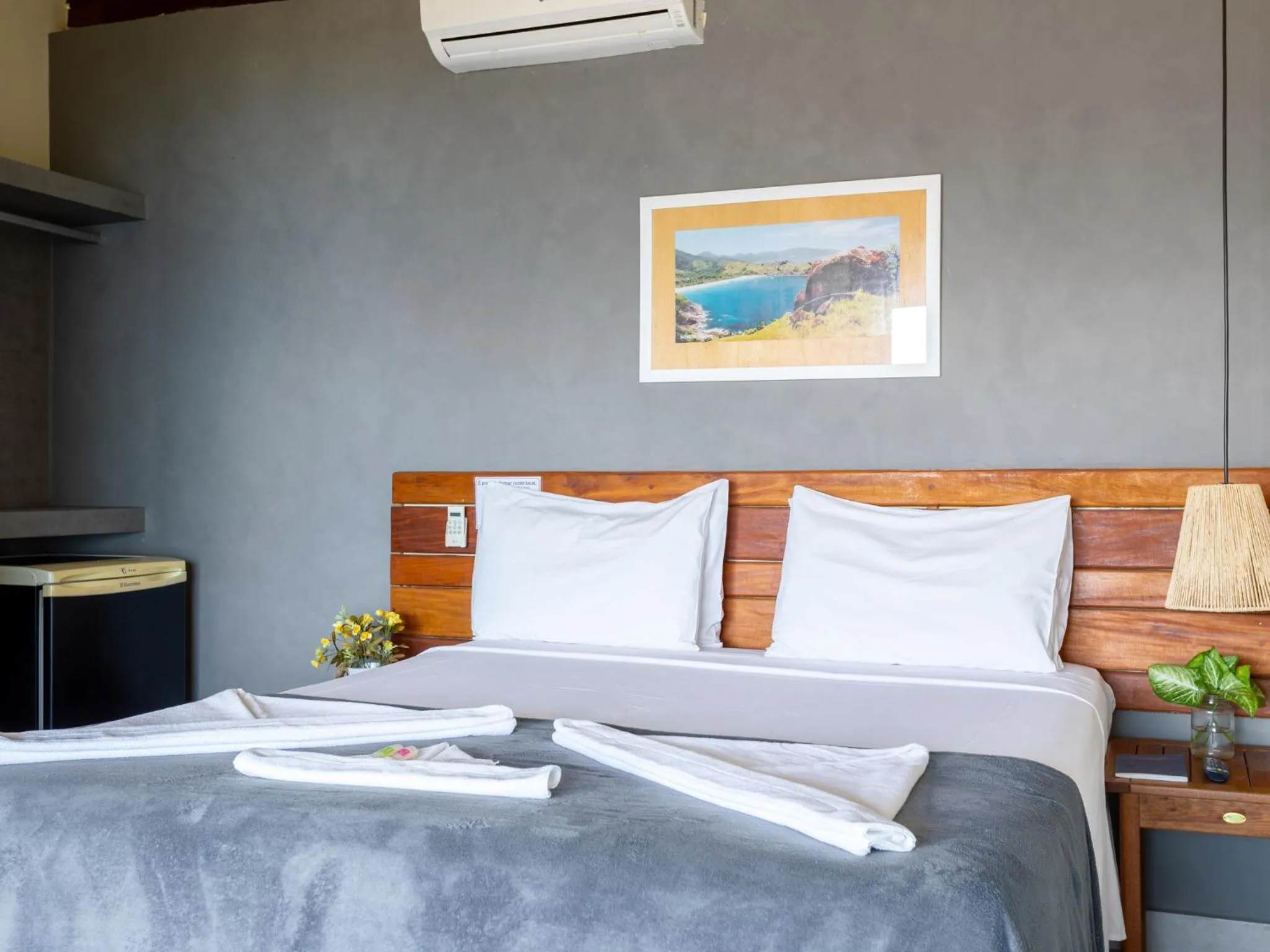 Bed in Eco Baepi Residence