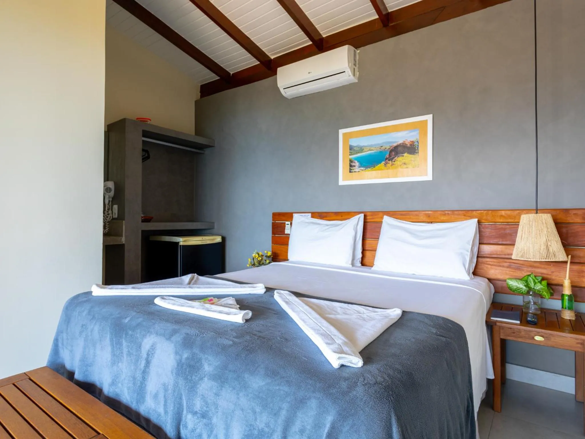 Bed in Eco Baepi Residence