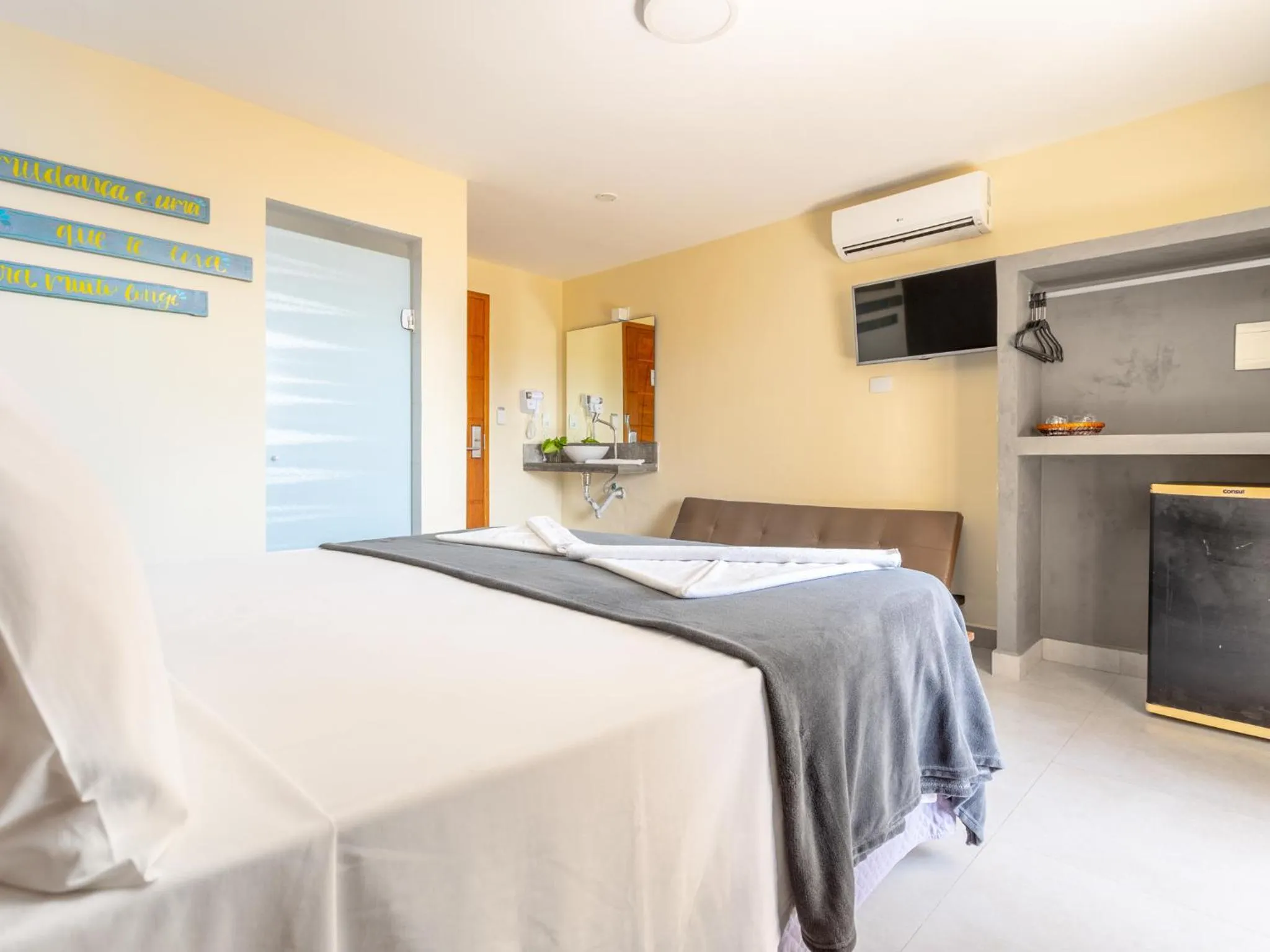 Bed in Eco Baepi Residence