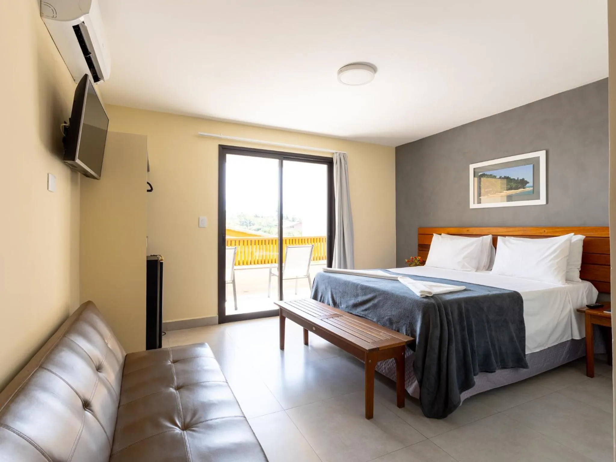 Bed in Eco Baepi Residence