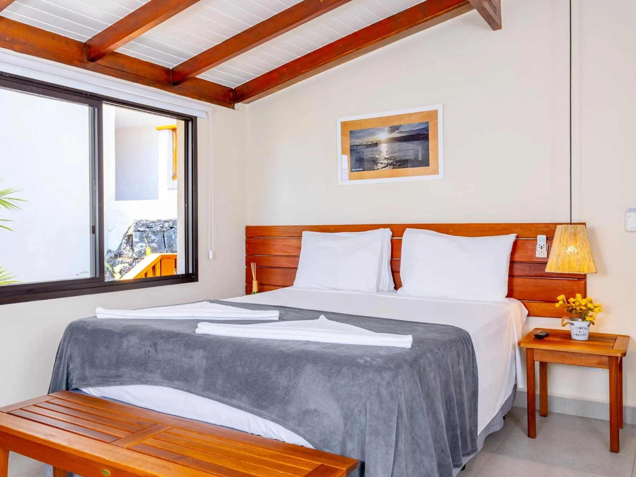 Bed in Eco Baepi Residence