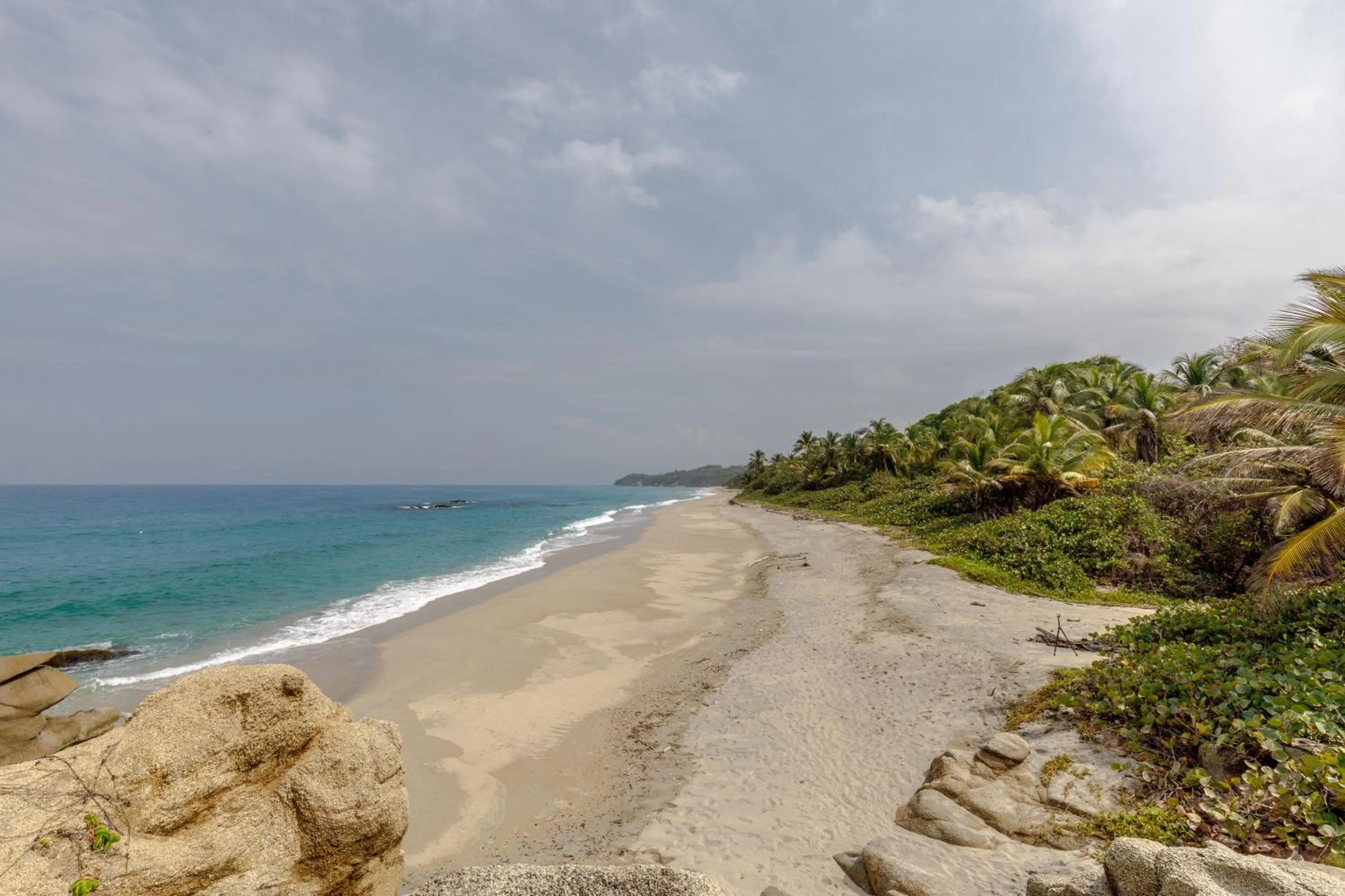 Beach in CASA DE CAMPO CASTILLETE dentro del PARQUE TAYRONA