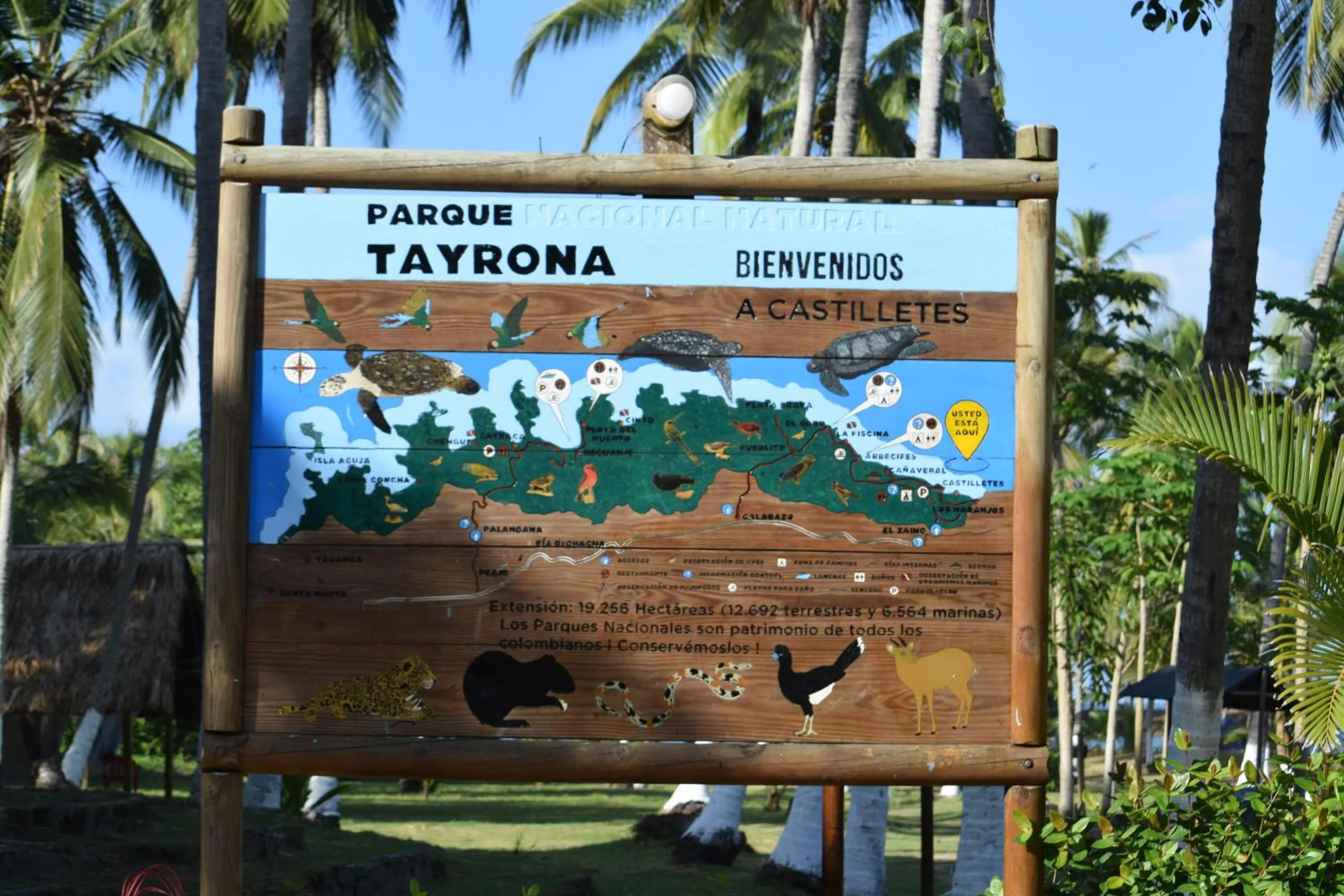 Property logo or sign in CASA DE CAMPO CASTILLETE dentro del PARQUE TAYRONA