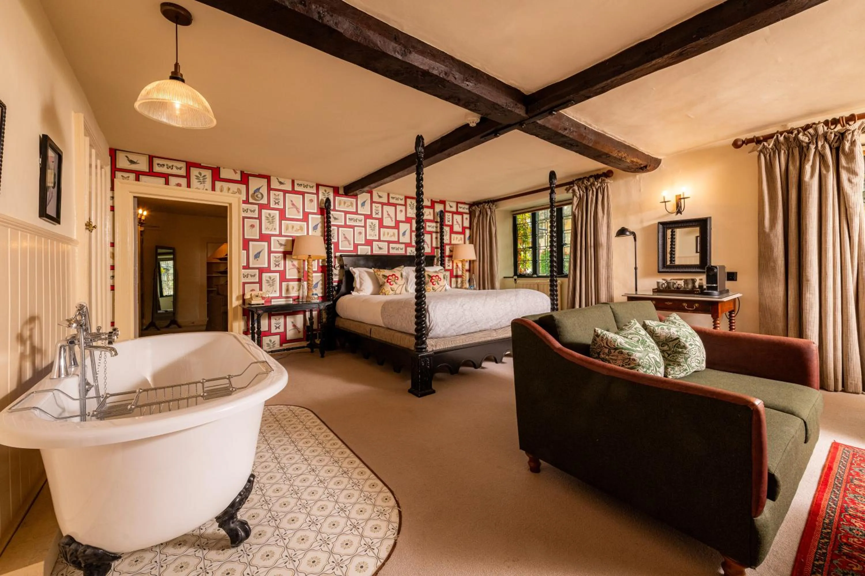 Bed in The Bay Tree Hotel