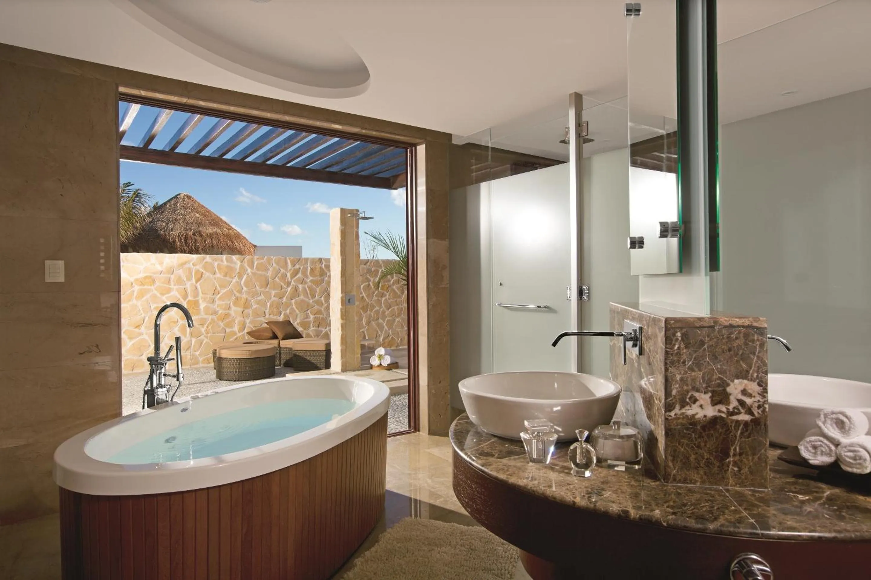 Bathroom in Secrets Playa Mujeres Golf & Spa Resort - All Inclusive Adults Only - Grand Reopening Coming Soon!