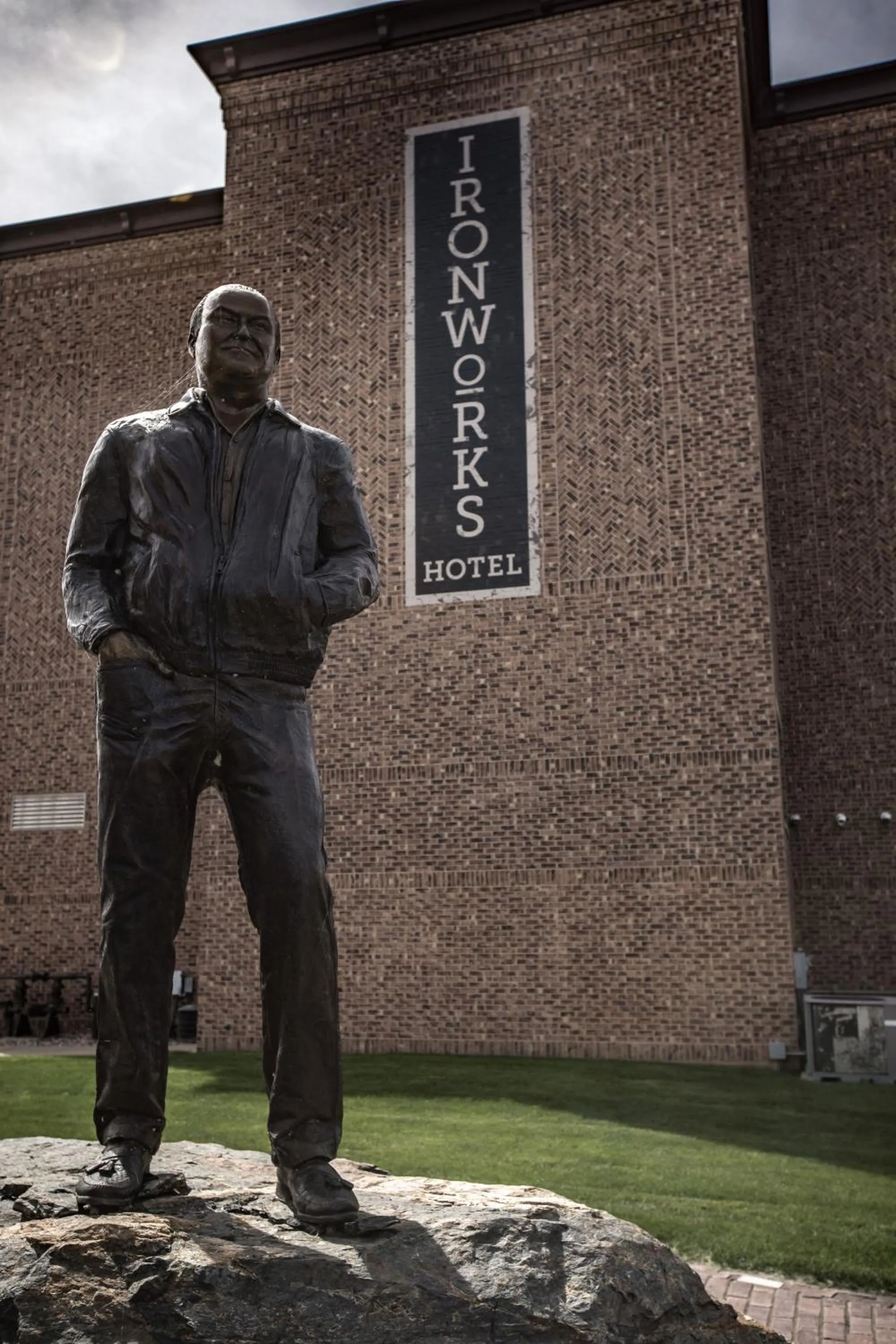 People in Ironworks Hotel