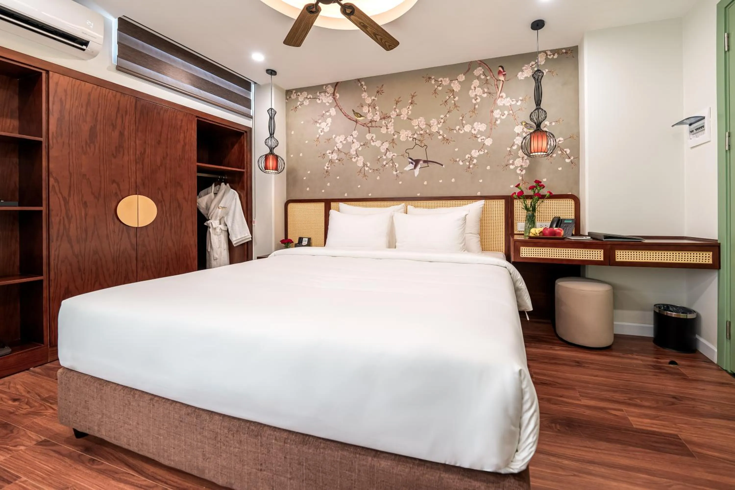 Bed in Lestar Hotel Hanoi