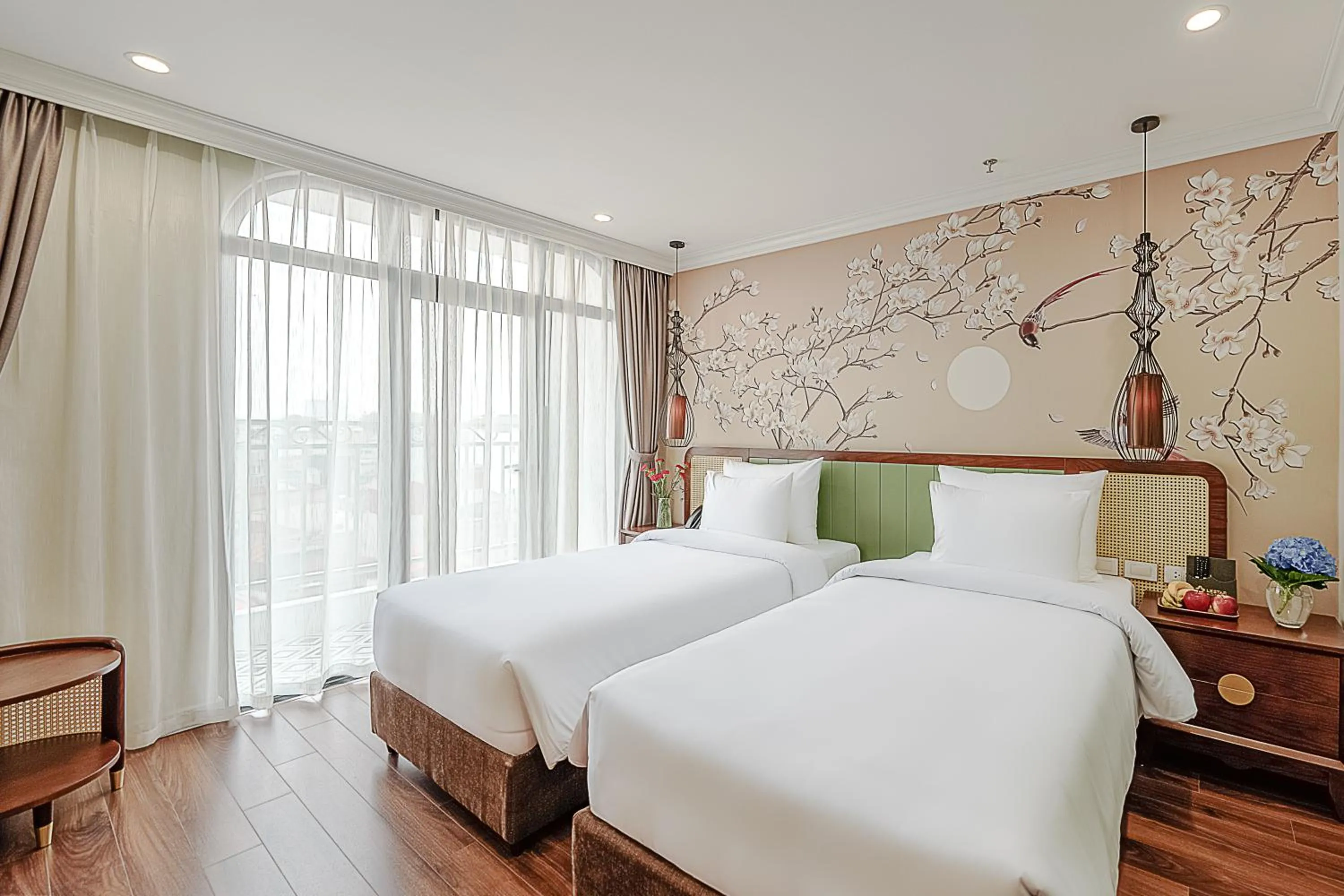 Bed in Lestar Hotel Hanoi
