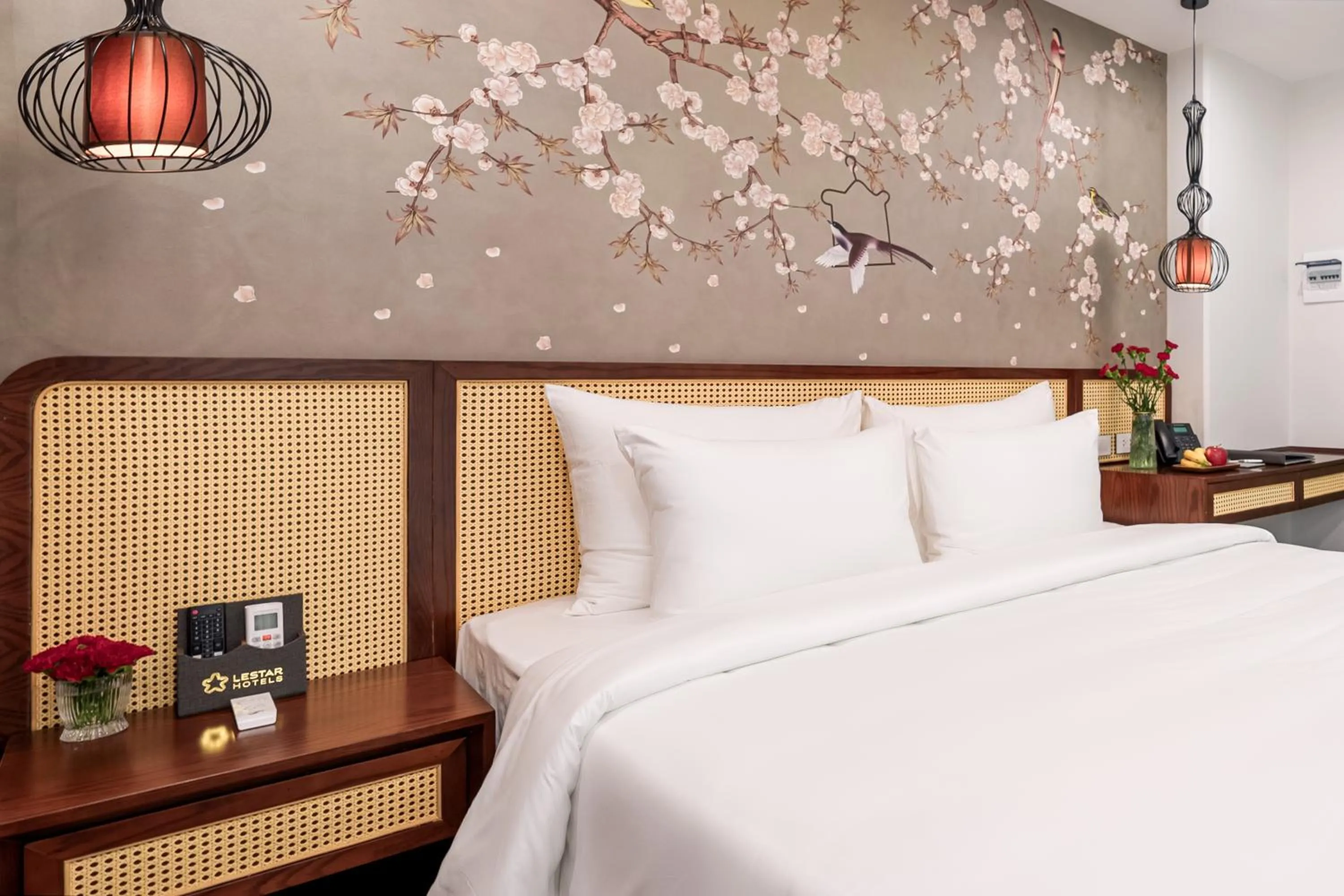 Bed in Lestar Hotel Hanoi