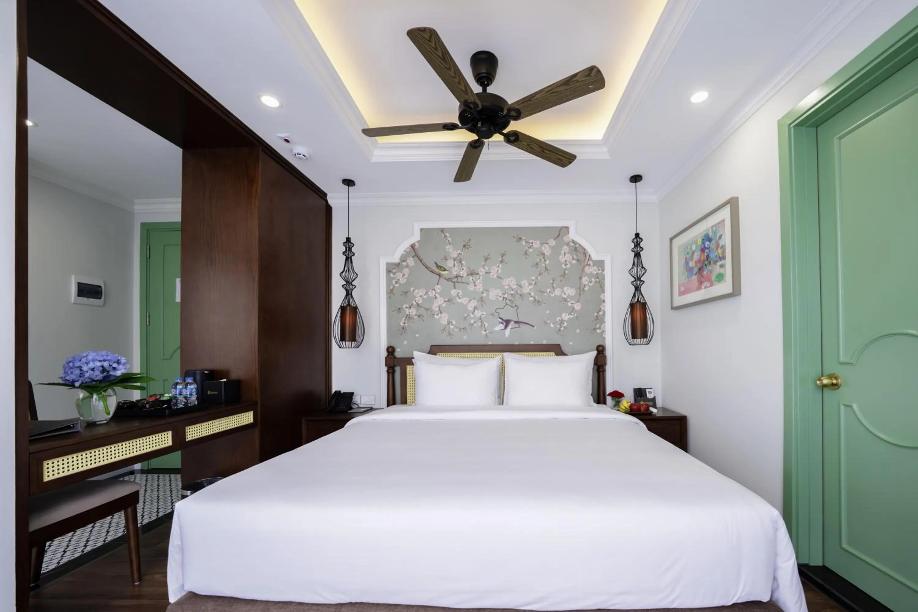 Bed in Lestar Hotel Hanoi