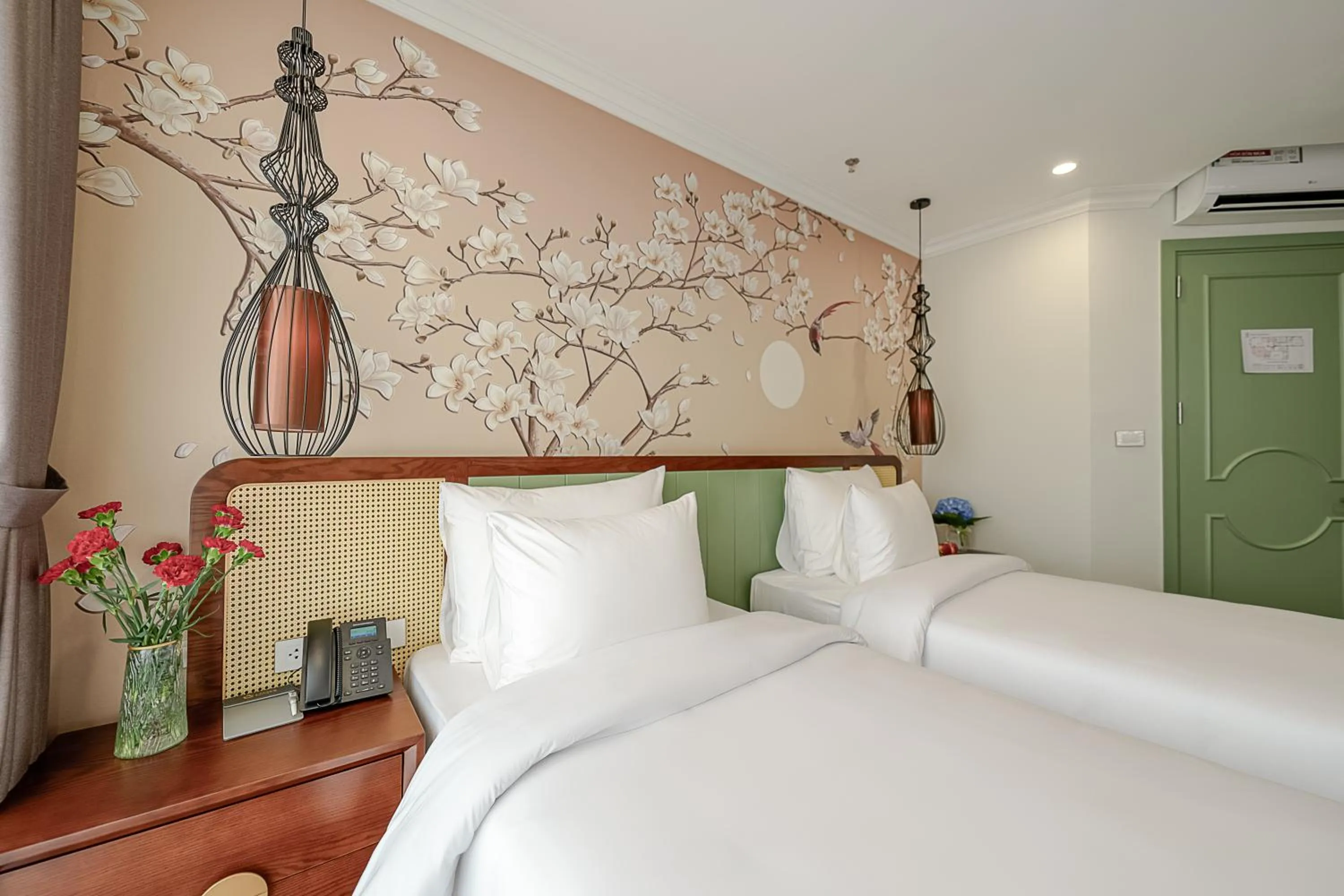 Bed in Lestar Hotel Hanoi