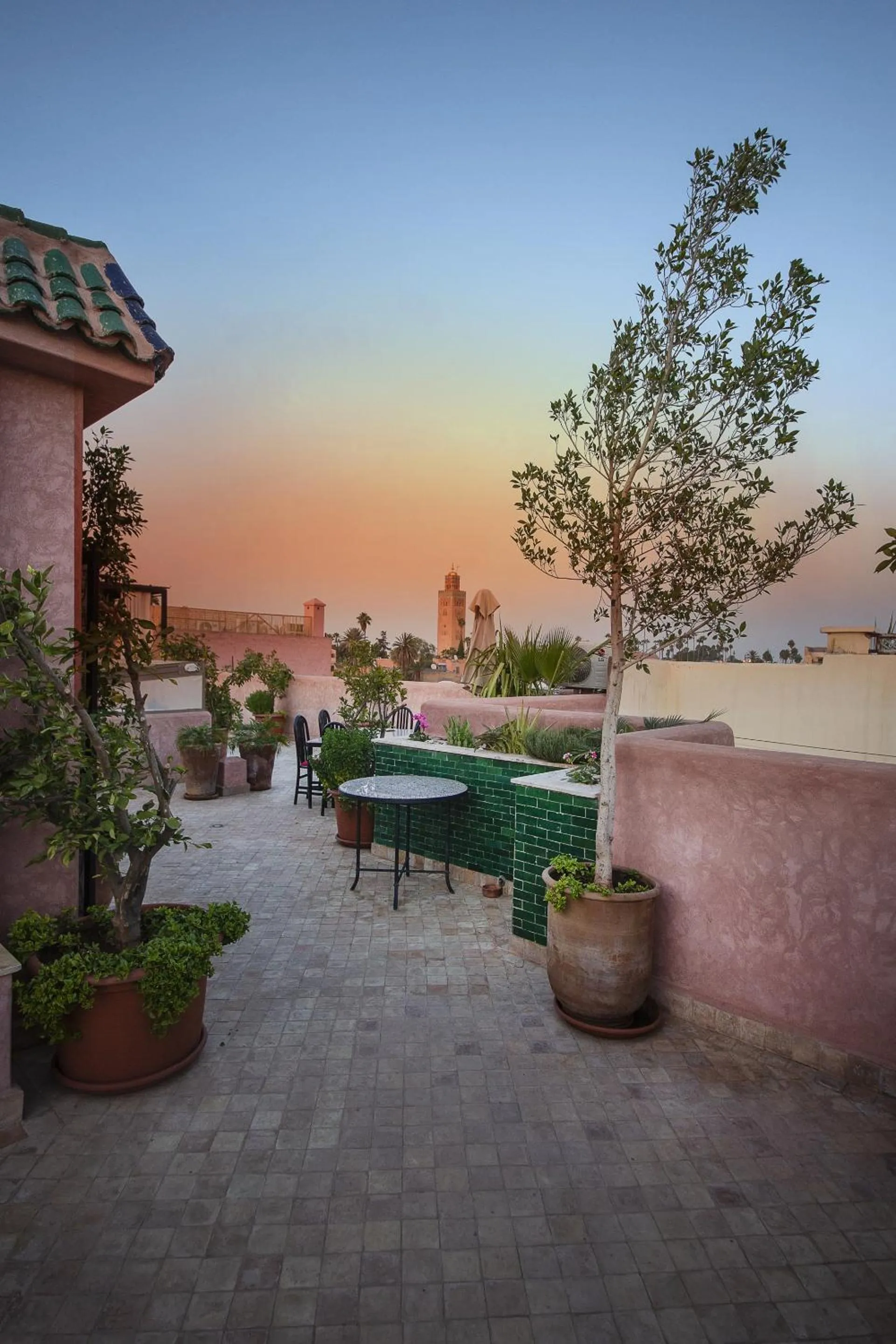 Patio in Riad Atrium & Spa