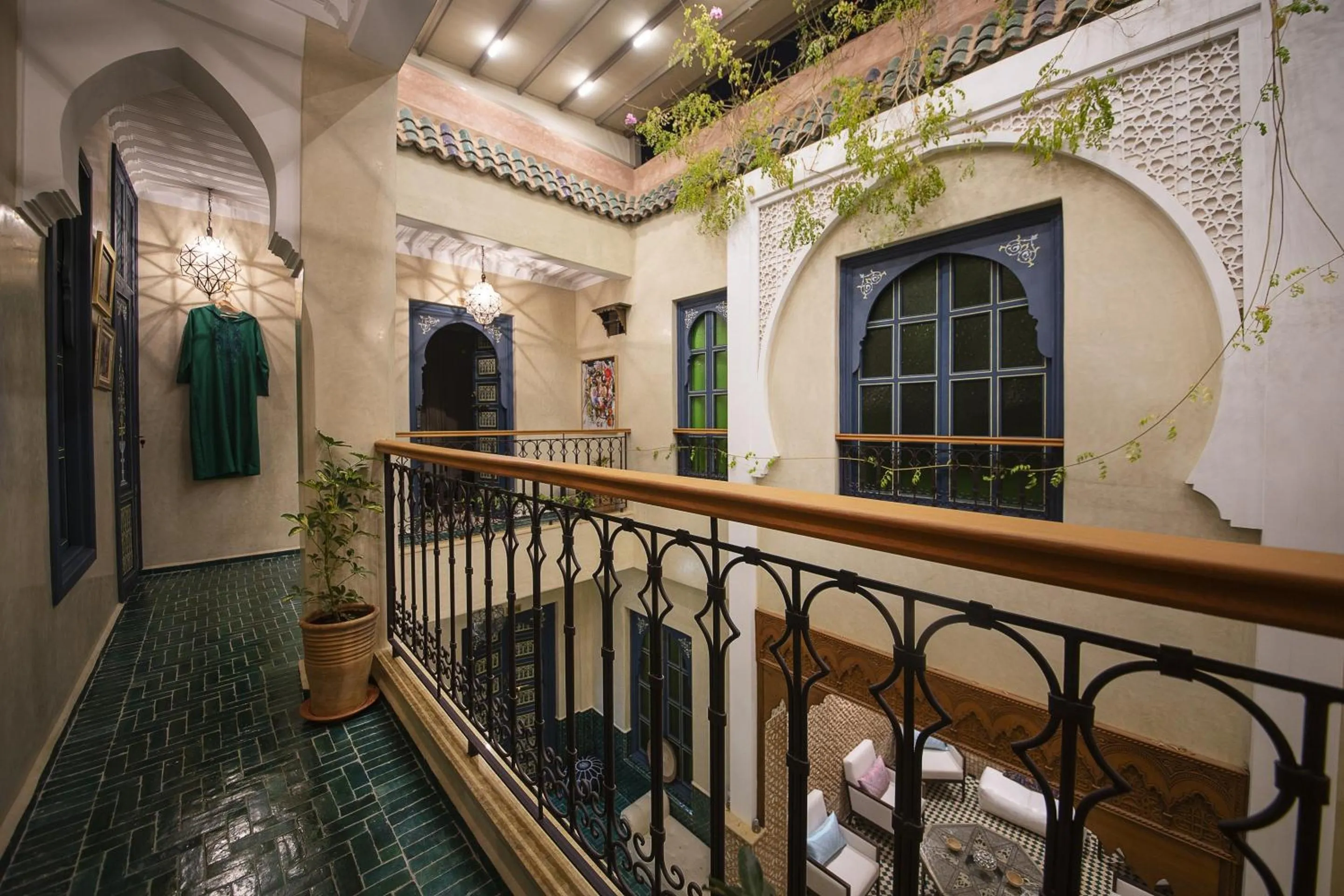 Balcony/Terrace in Riad Atrium & Spa