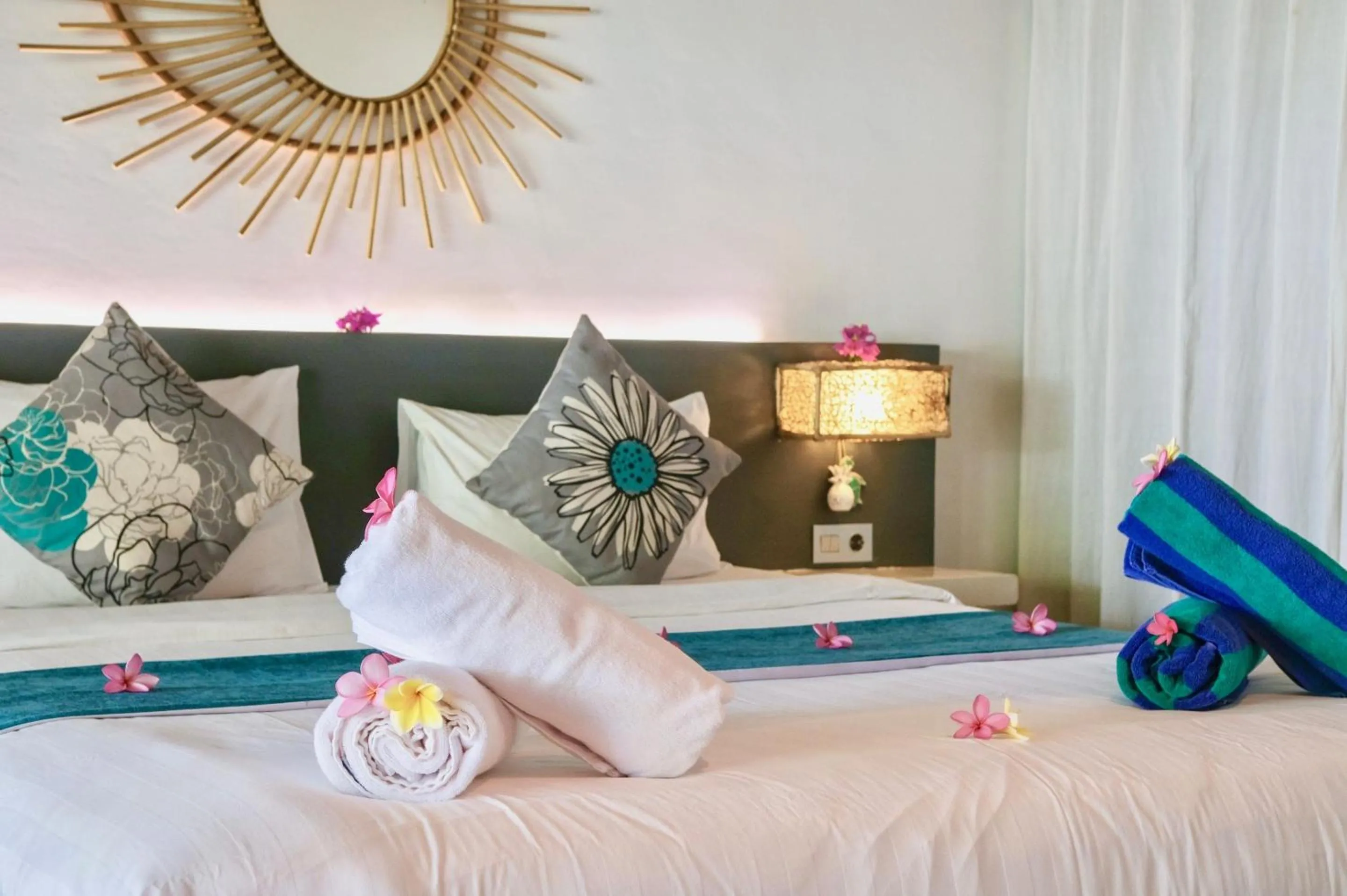 Bedroom, Bed in L'Archipel