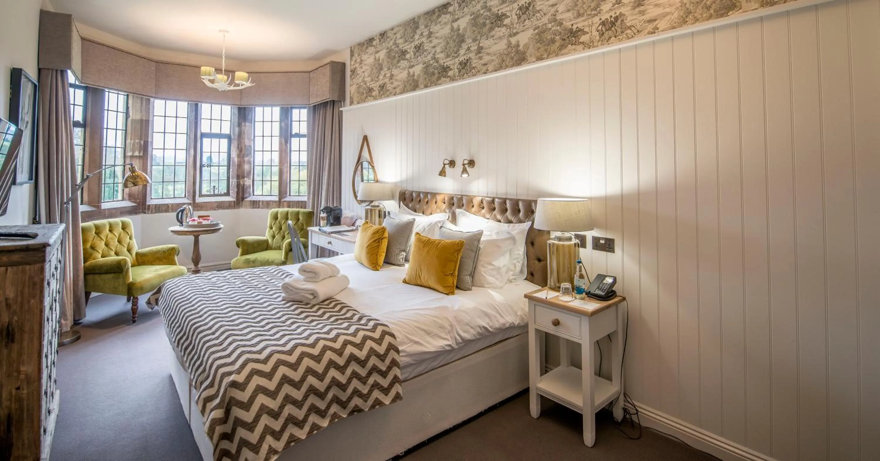 Bedroom, Bed in Stonehouse Court Hotel - A Bespoke Hotel