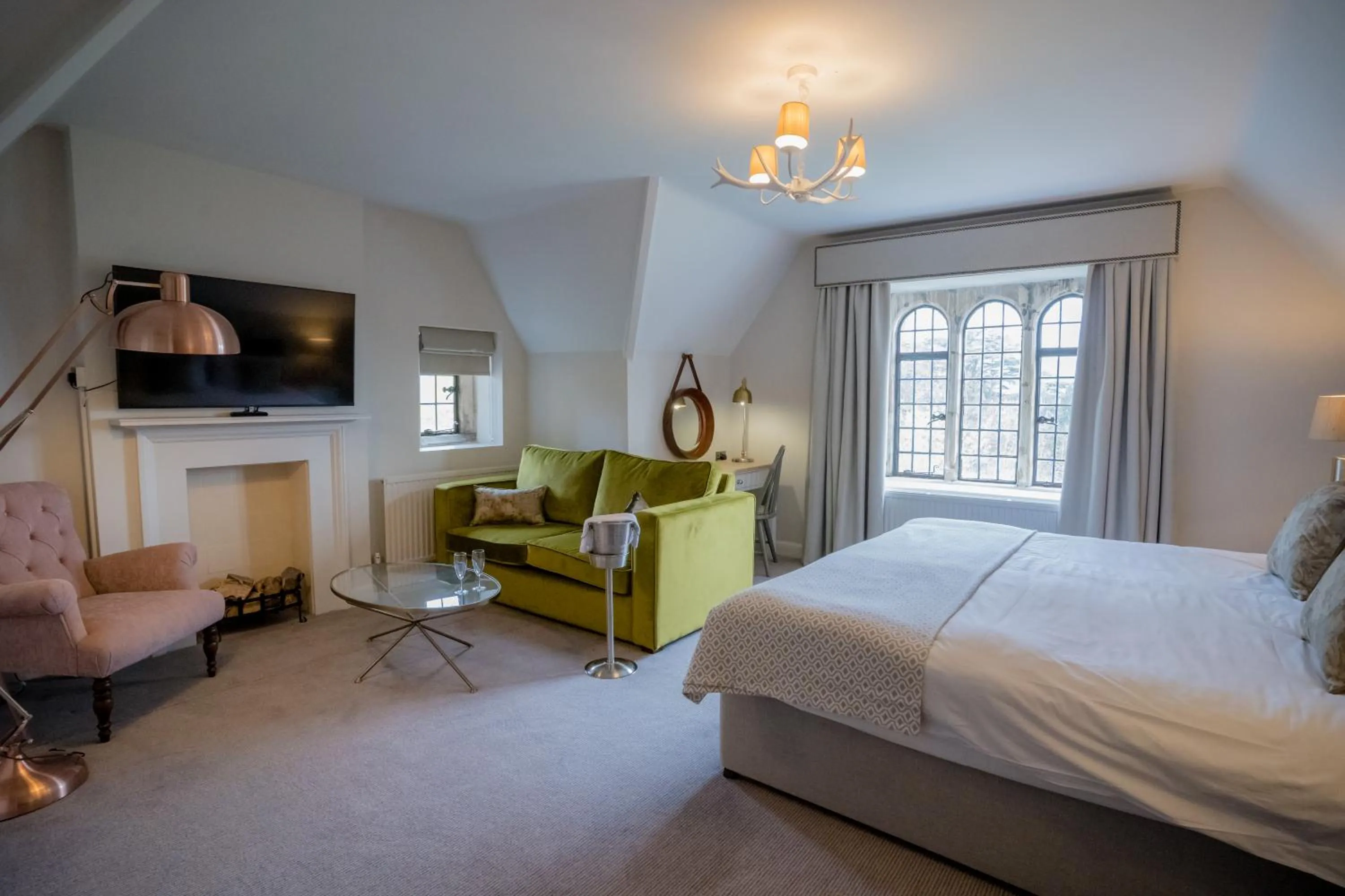 Bedroom, Bed in Stonehouse Court Hotel - A Bespoke Hotel