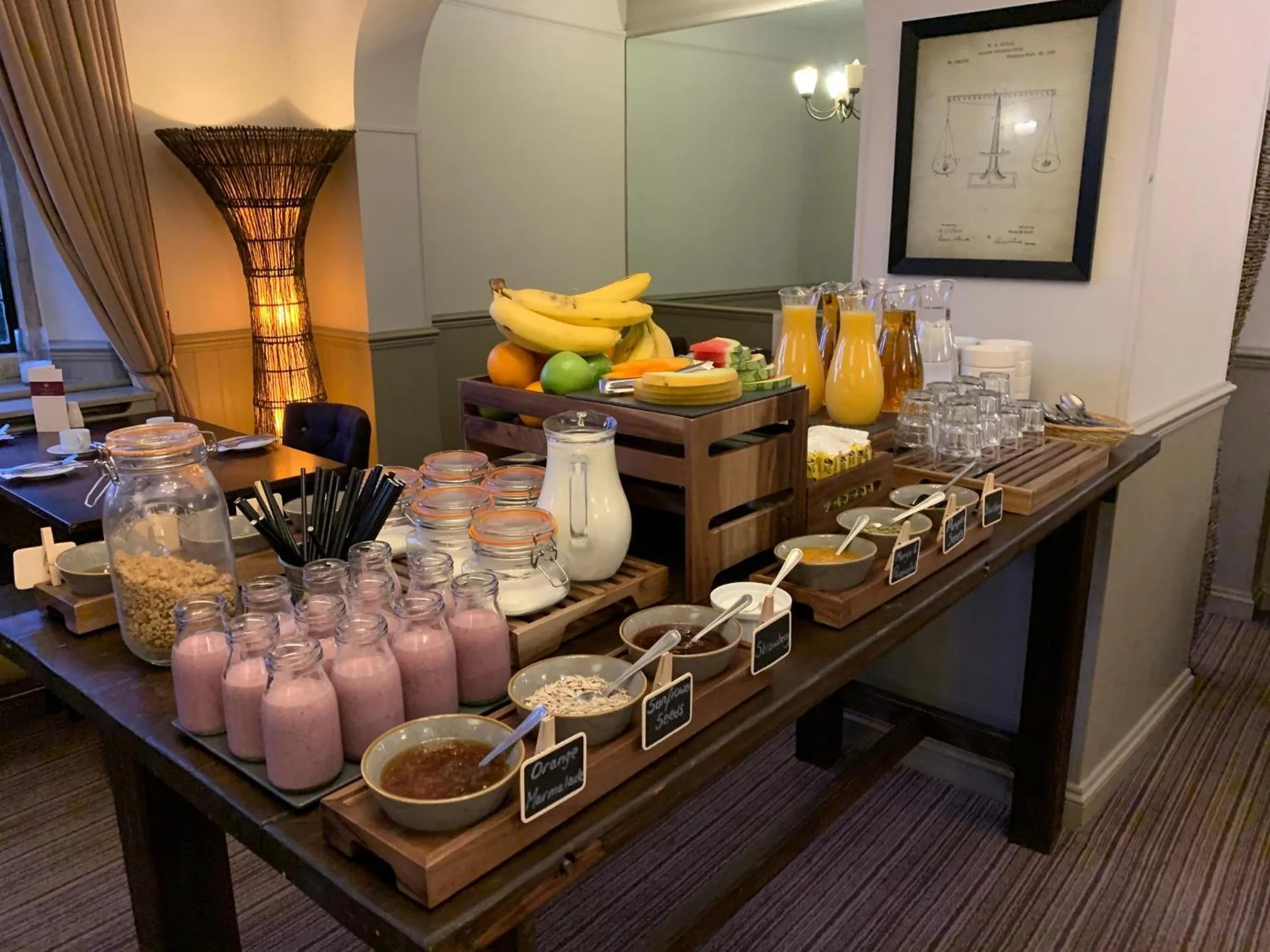 Breakfast in Stonehouse Court Hotel - A Bespoke Hotel