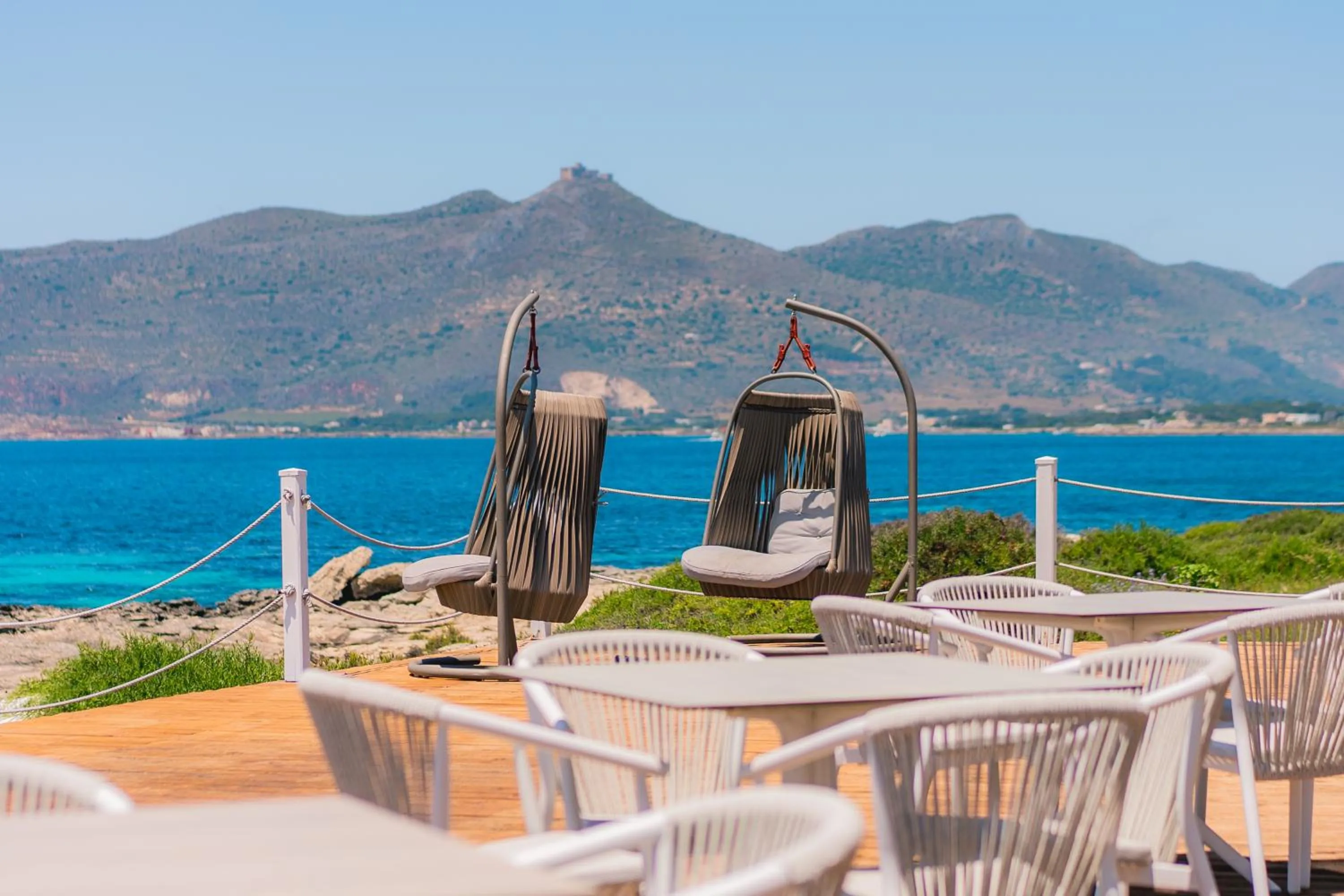 Solarium in Mangia's Favignana Resort