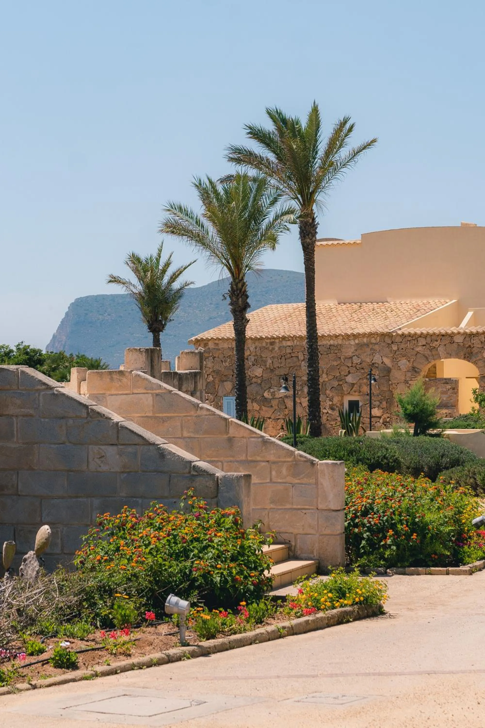 Property building in Mangia's Favignana Resort