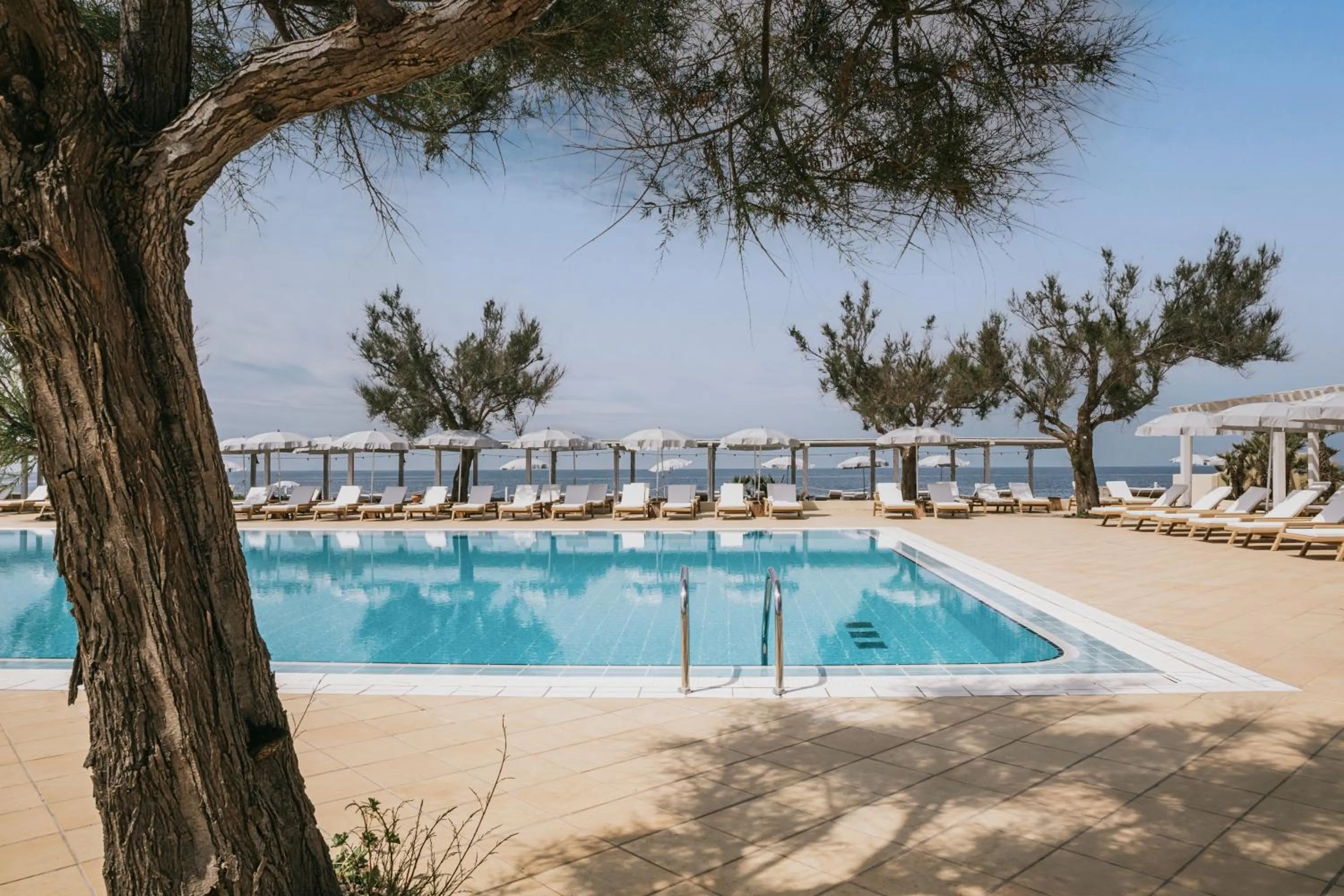 Pool view in Mangia's Favignana Resort