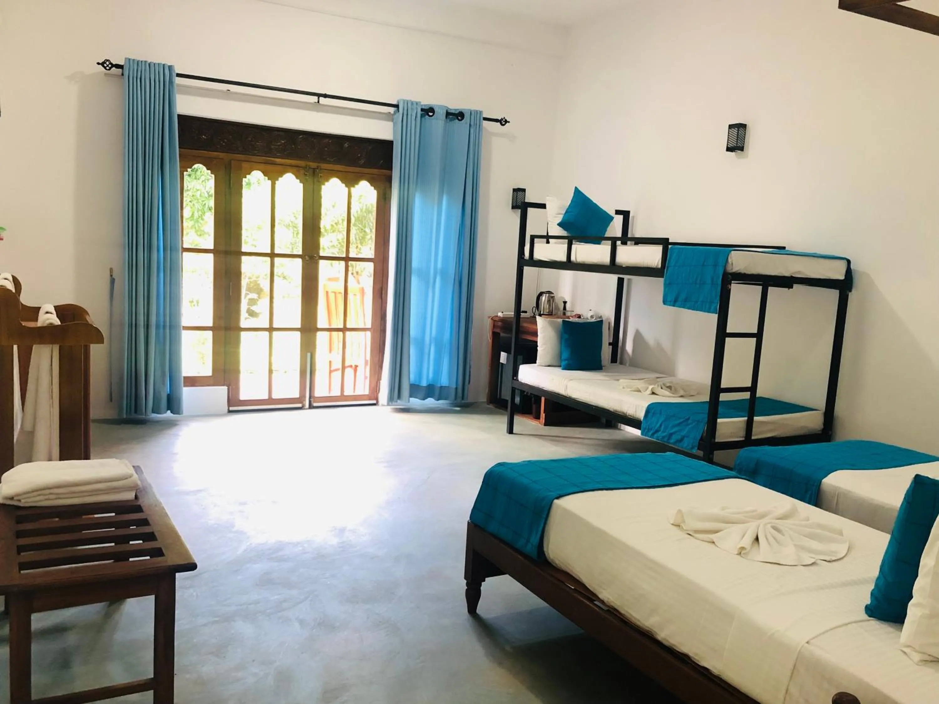 Bed in Sigiriya Cottage