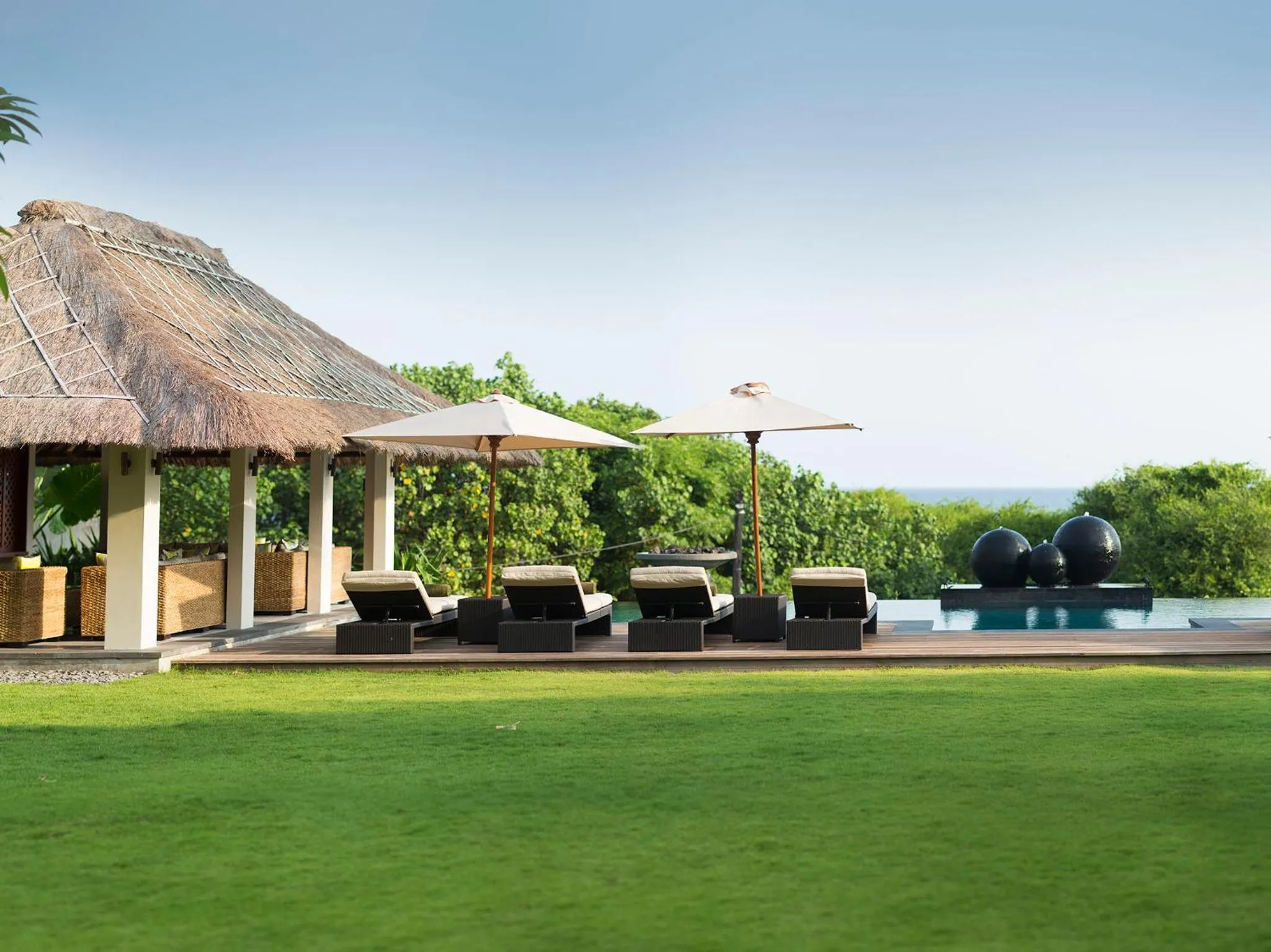 Natural landscape in Seseh Beach Villas