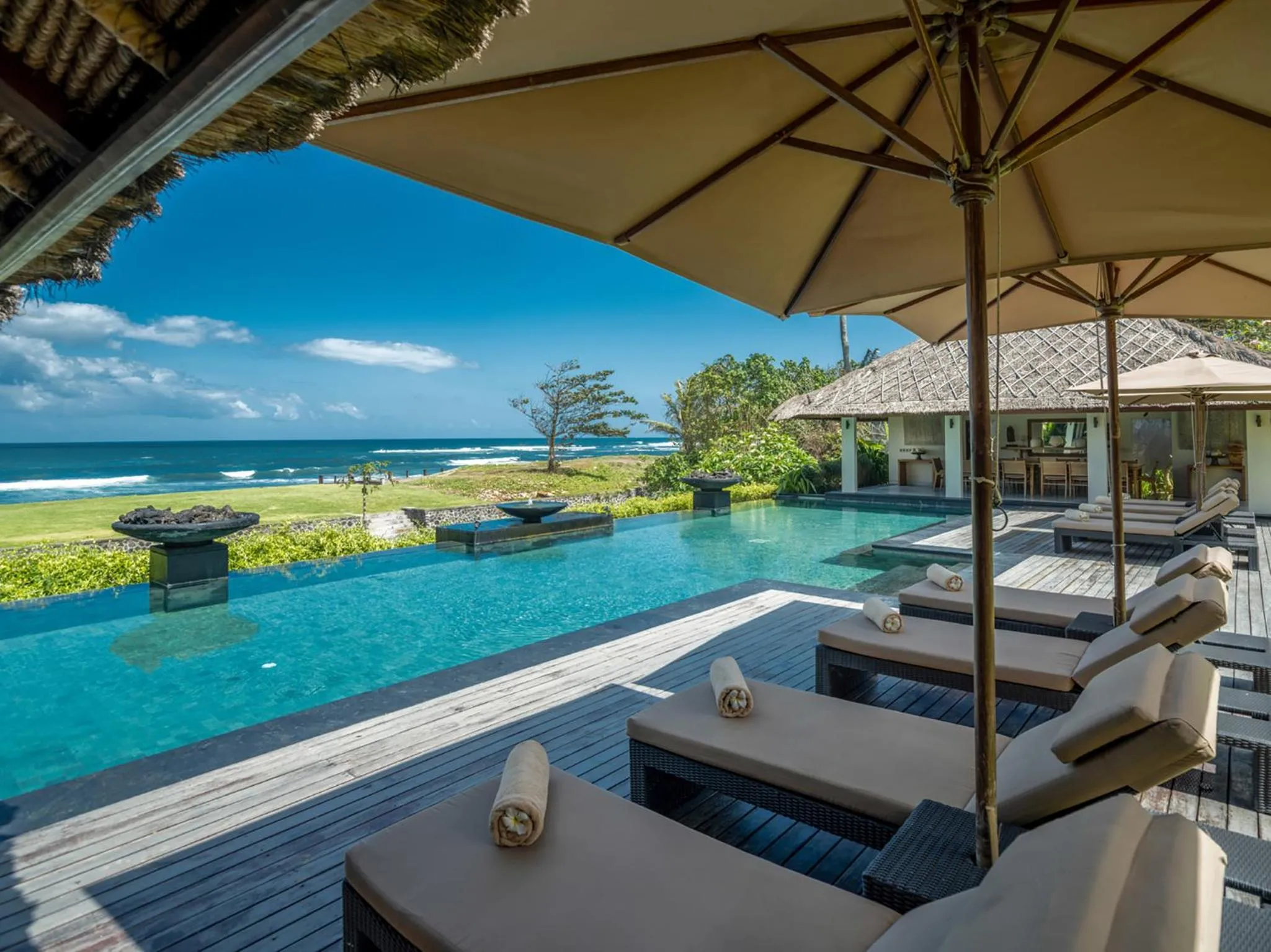 Natural landscape in Seseh Beach Villas