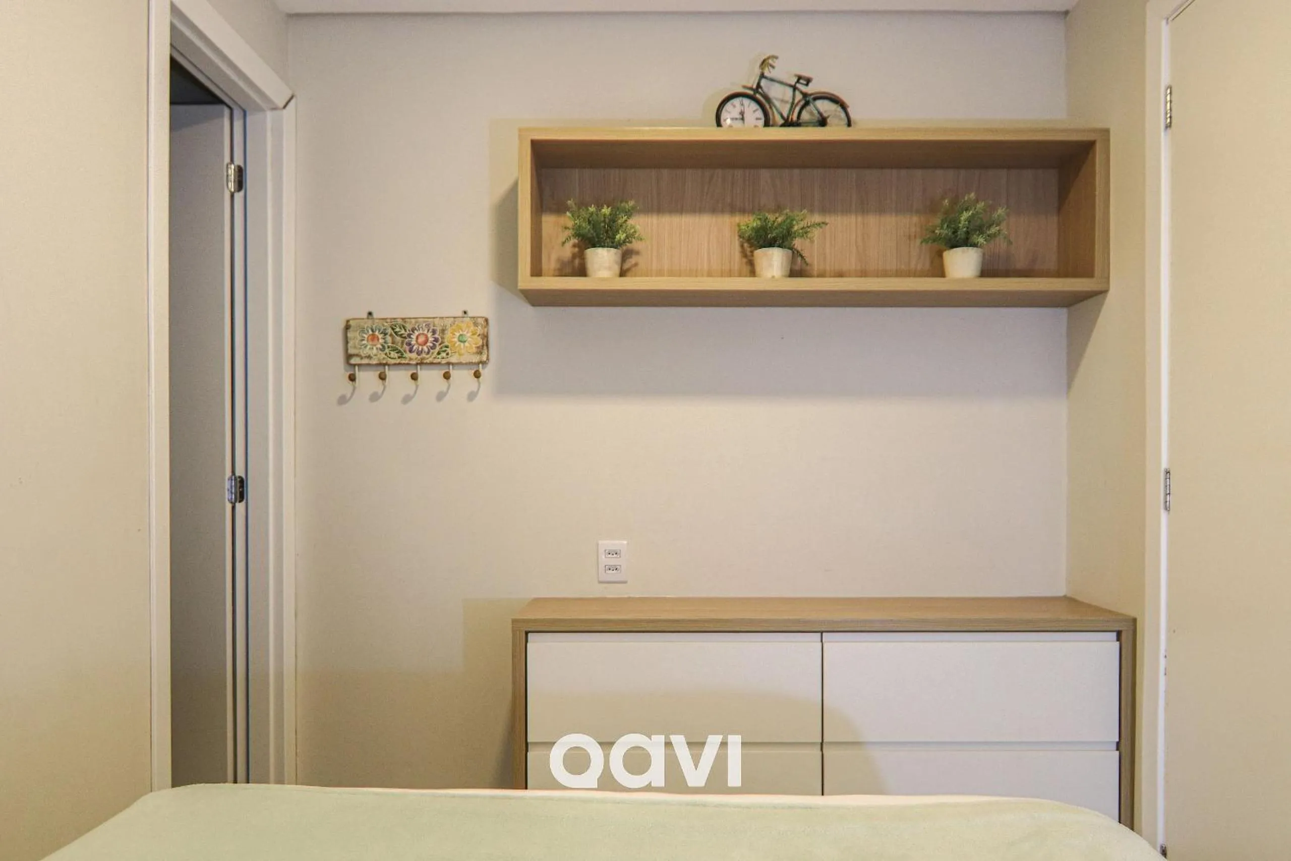 Bedroom, Bed in Ilê de Pipa - Flat Premium Tulum - By Qavi