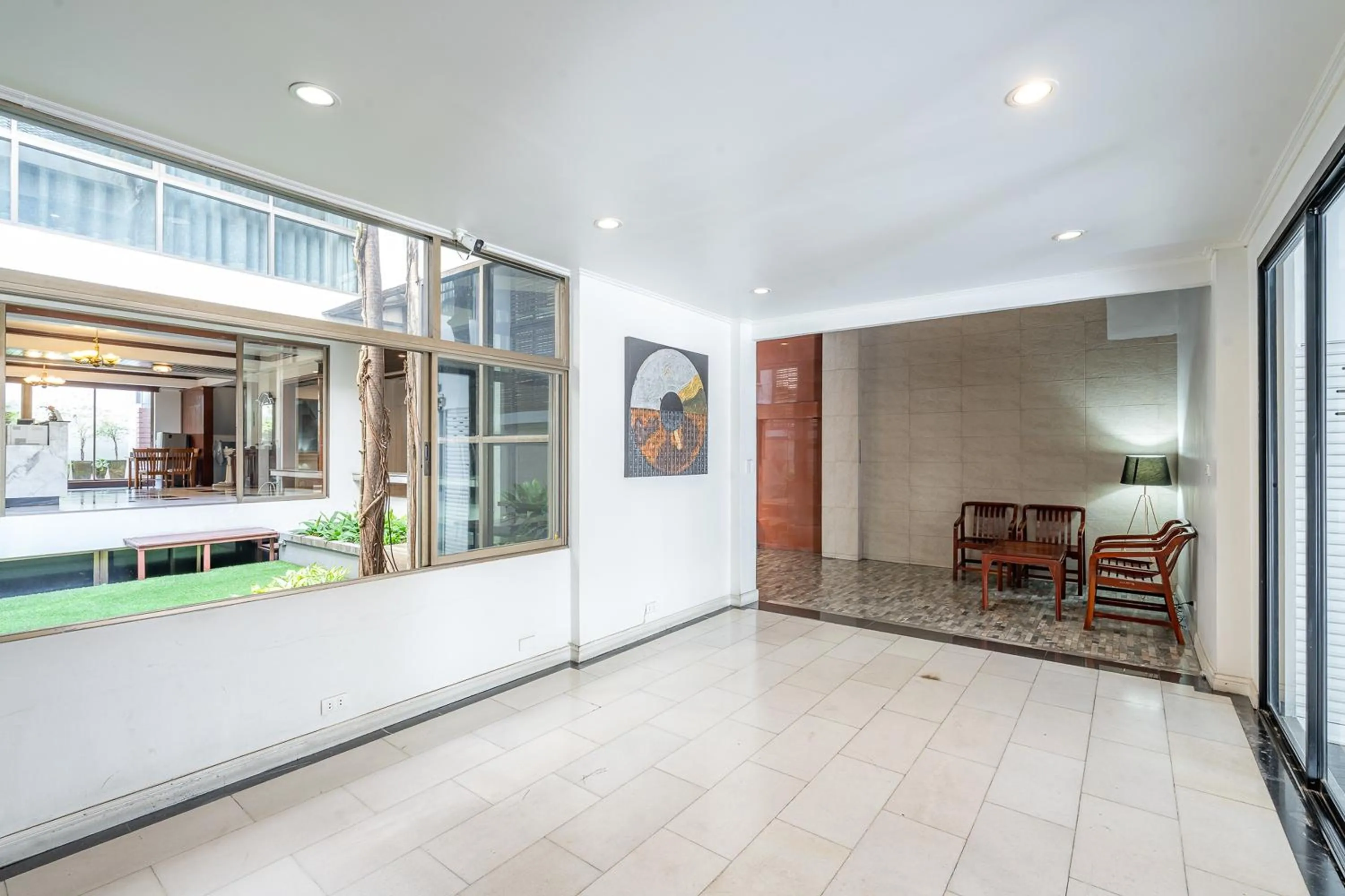 Living room in 23 AVA at Saladaeng