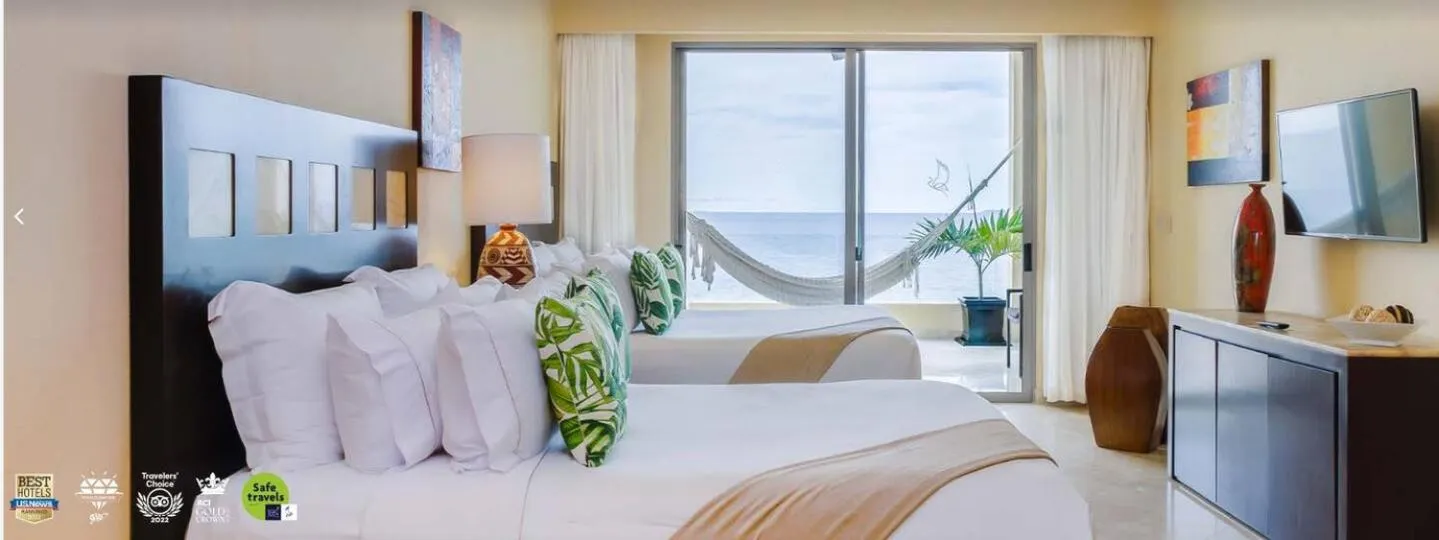 Bed in GARZA BLANCA PRESERVE RESORT & SPA