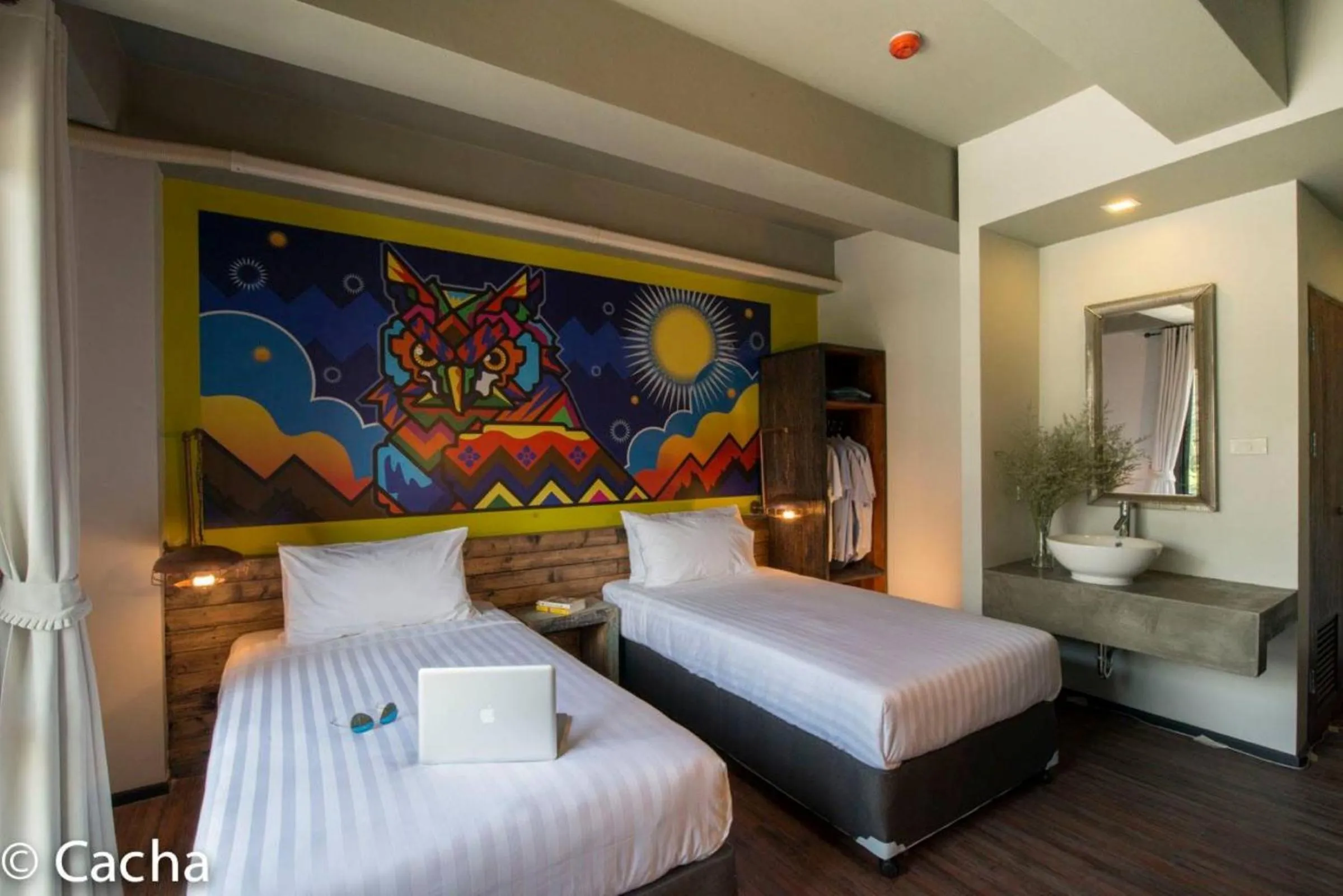 Photo of the whole room, Bed in Cacha Hotel