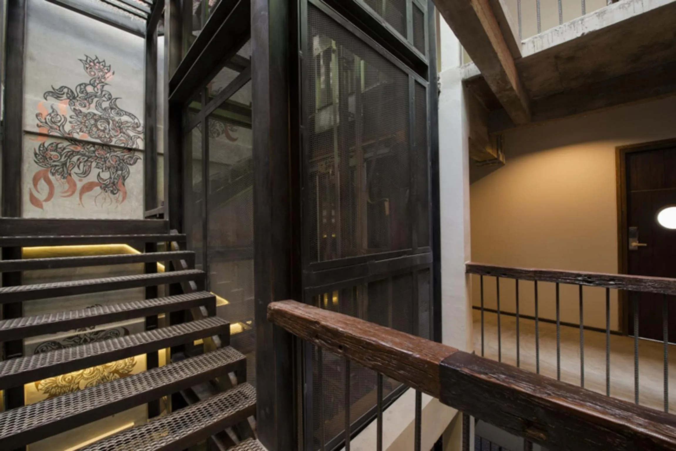 Decorative detail in Cacha Hotel