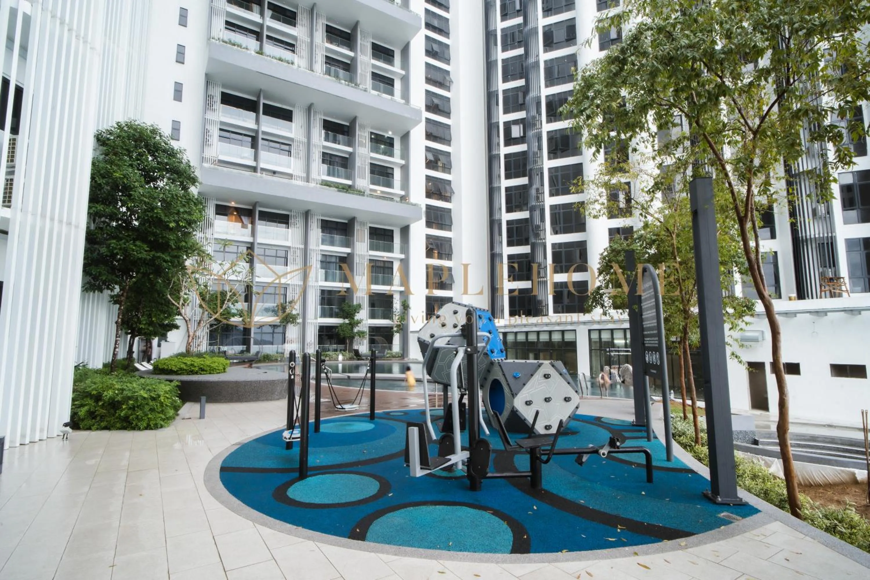 Children play ground in The Shore Premier Suites Kota Kinabalu