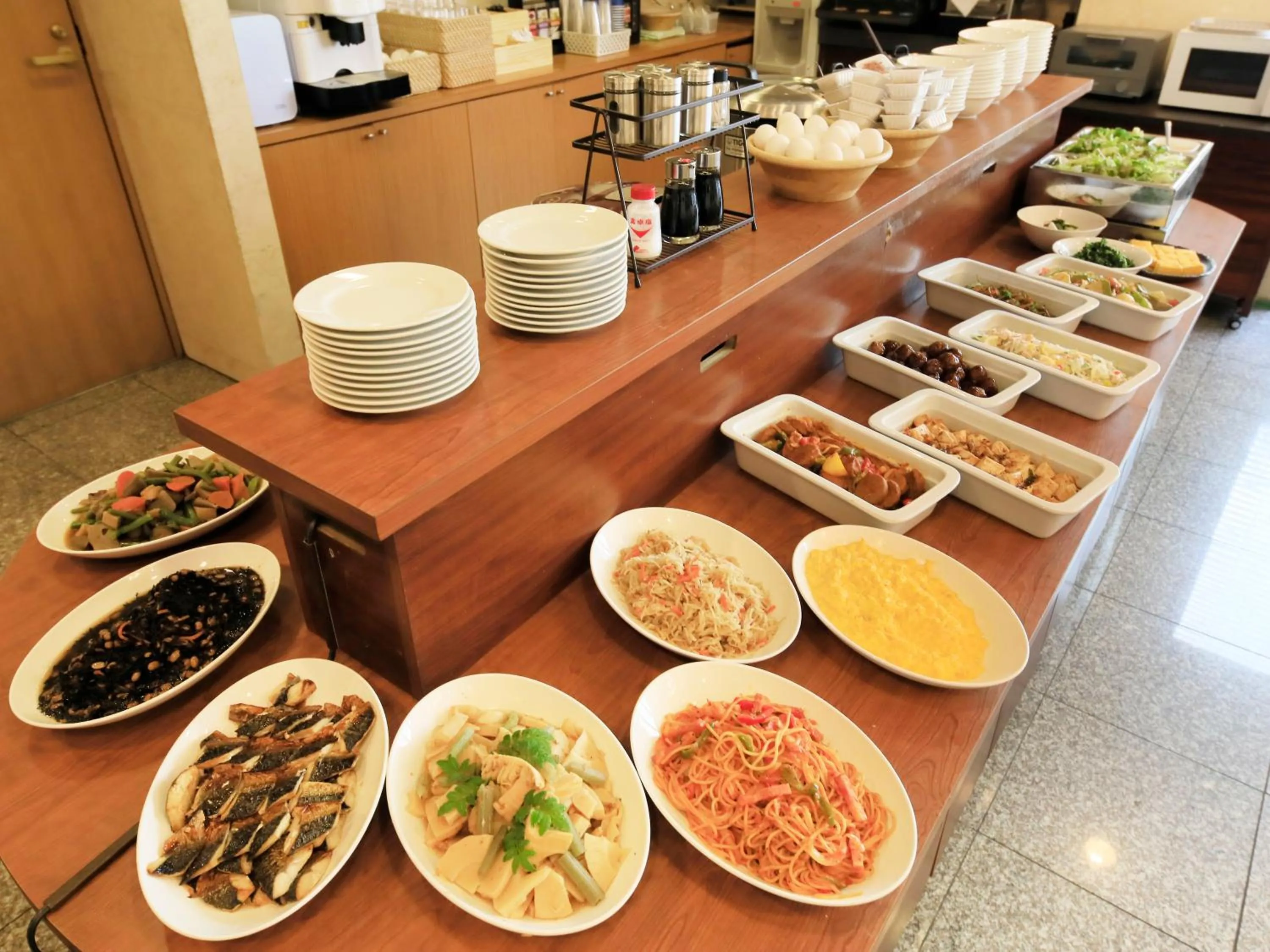 Buffet breakfast in Centurion Hotel Hamamatsu