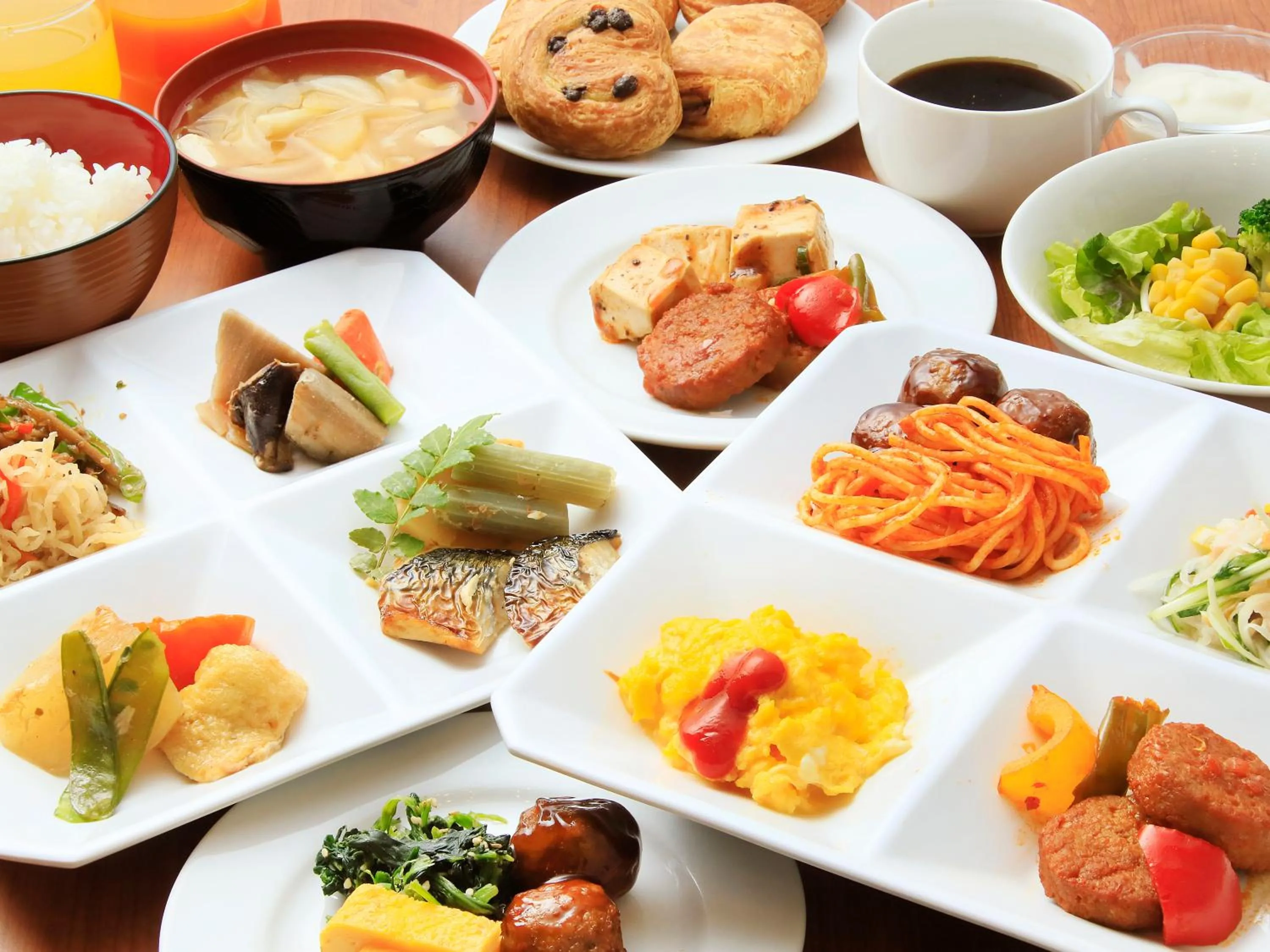 Buffet breakfast in Centurion Hotel Hamamatsu