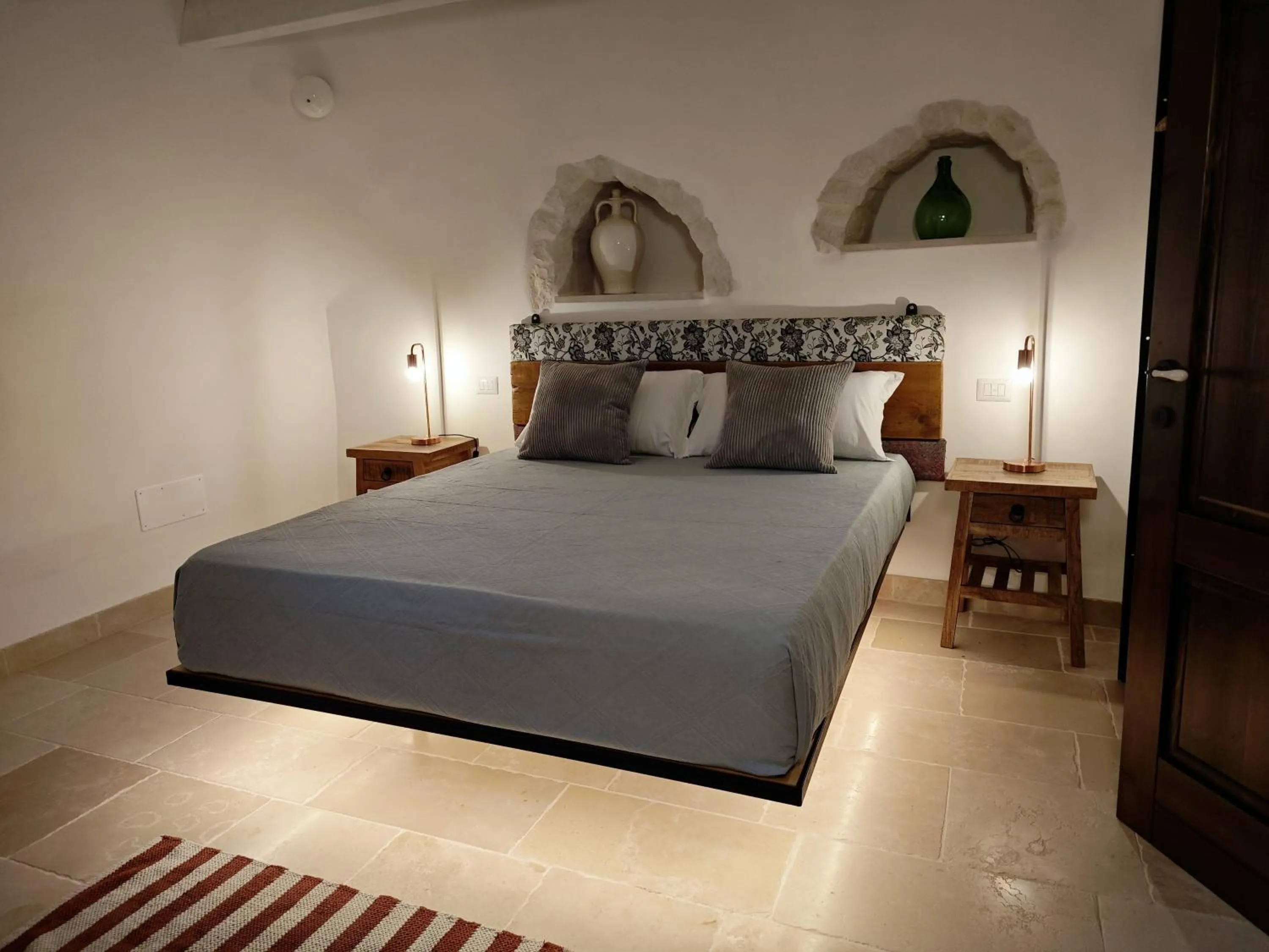 Bed in Trulli-eu Guesthouse Alberobello