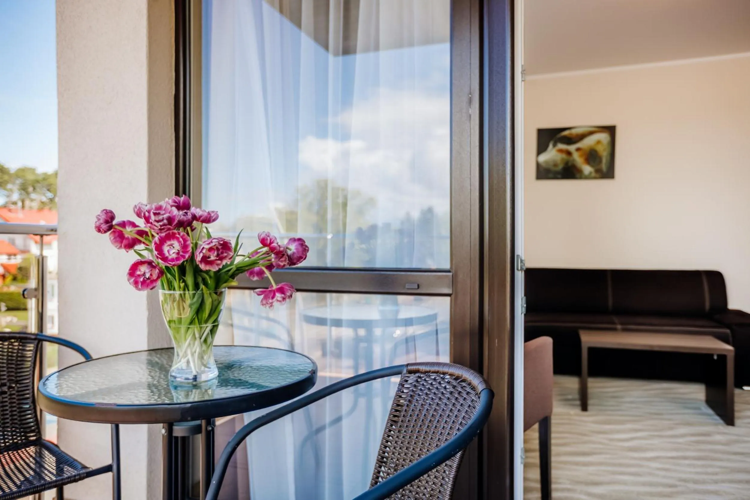 Balcony/Terrace in Hotel Emocja SPA