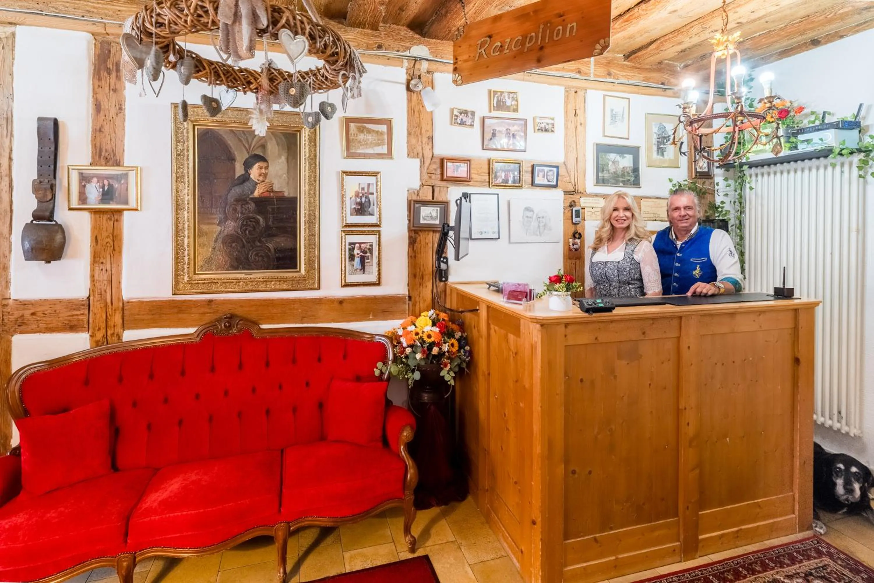 Lobby or reception in Hotel Nürnberger Hof in Altdorf