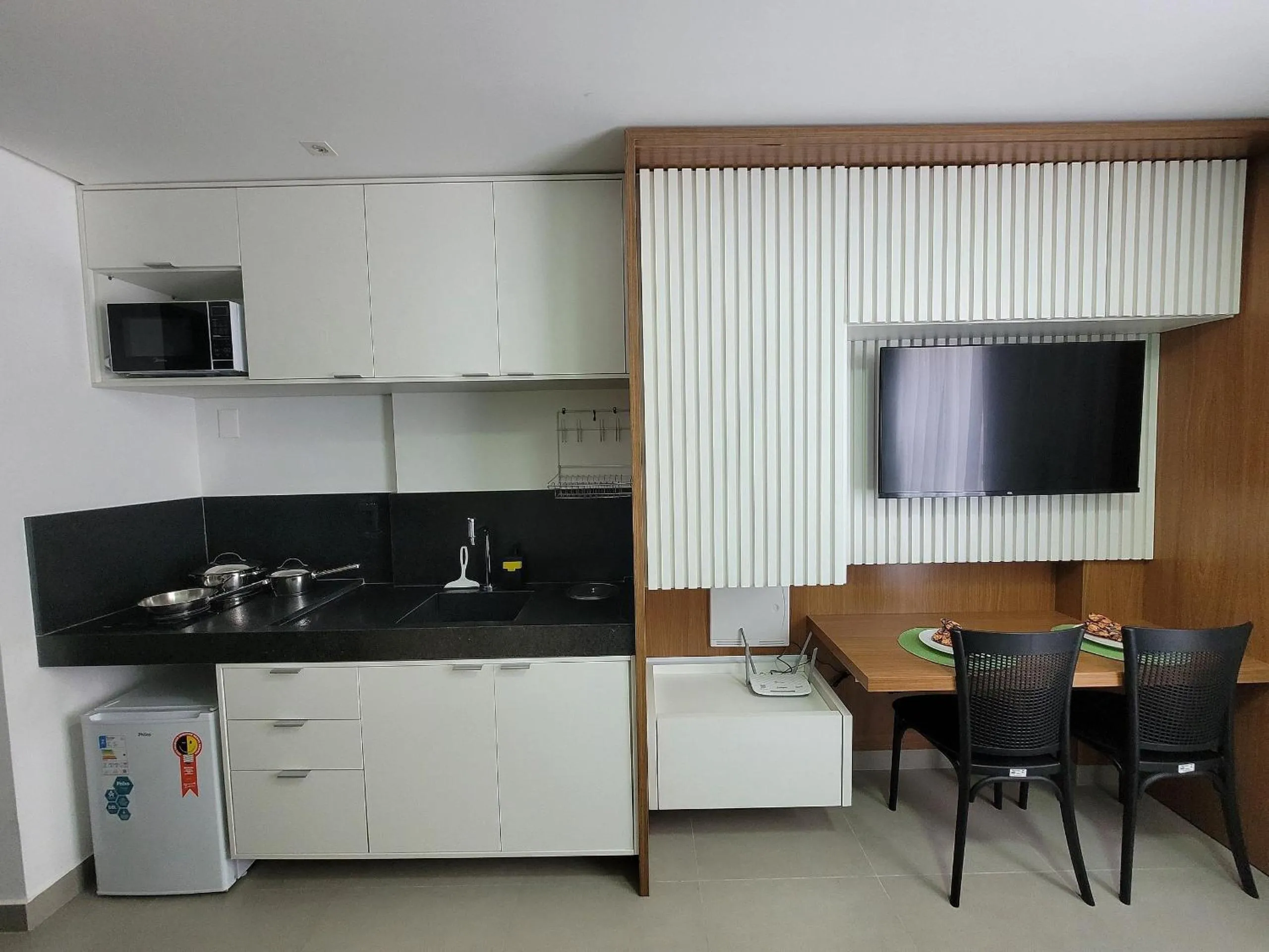 Photo of the whole room in Belo flat na praia do Bessa