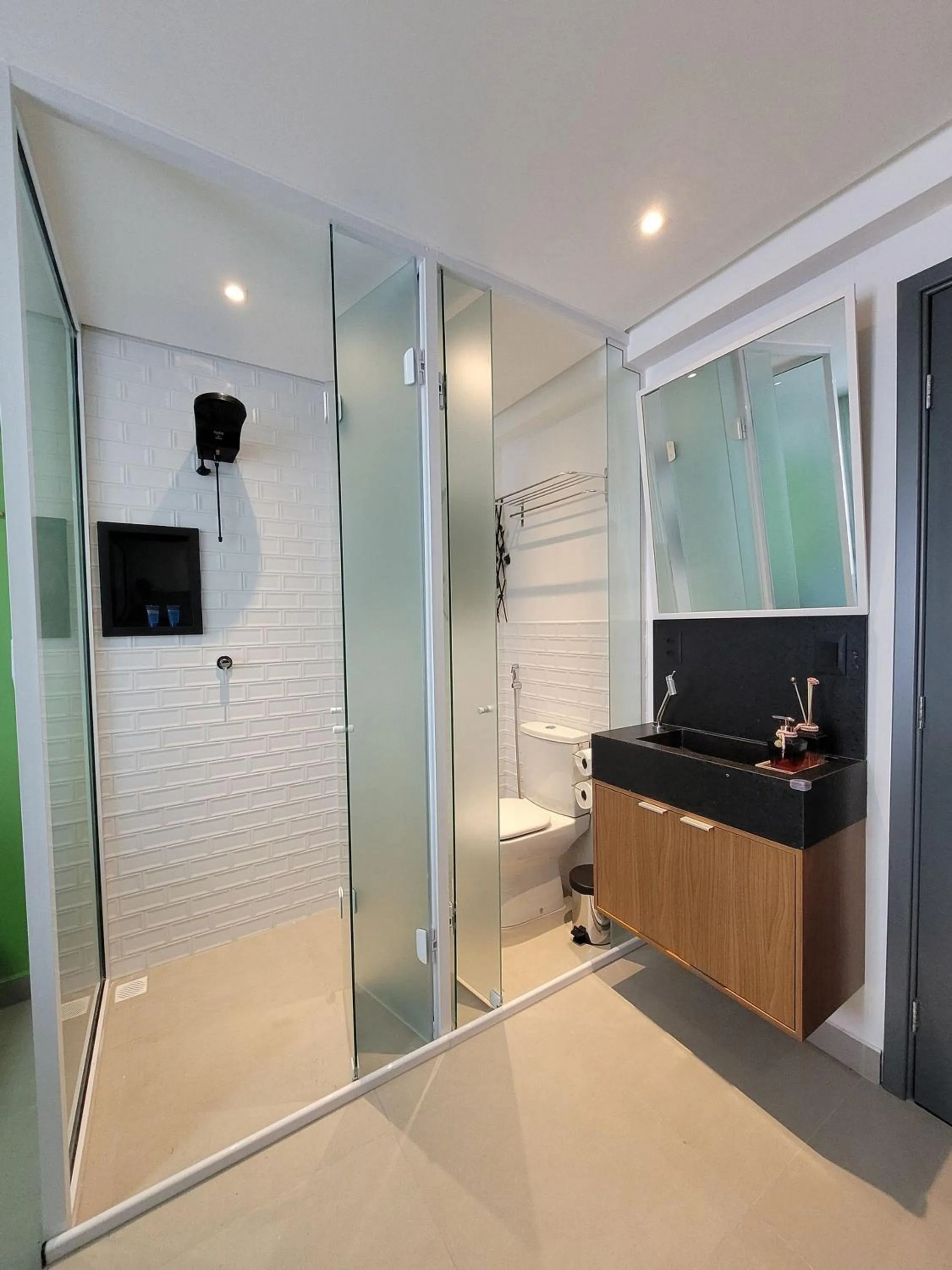 Toilet in Belo flat na praia do Bessa