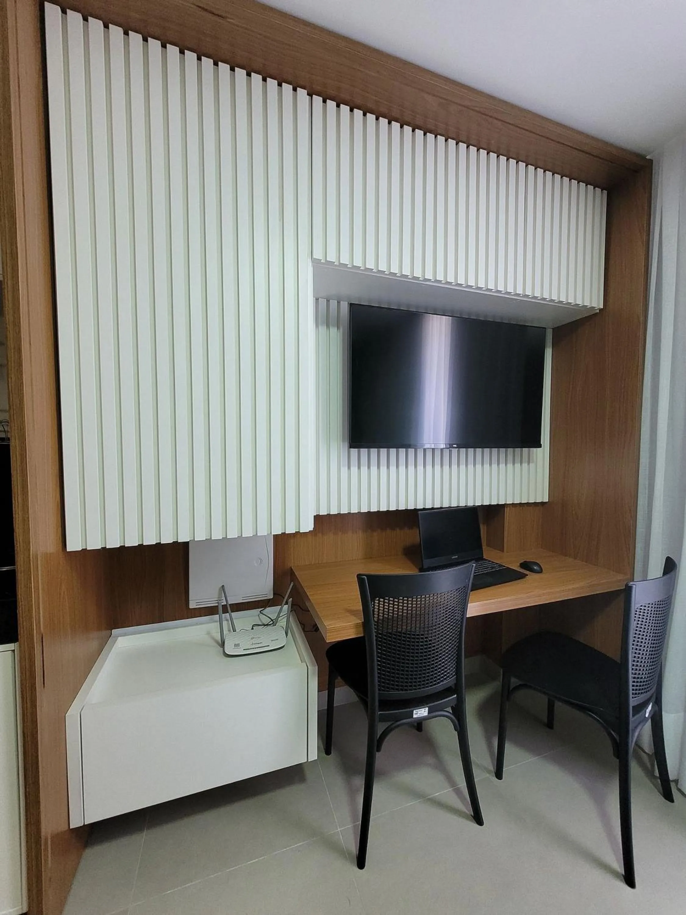 TV and multimedia in Belo flat na praia do Bessa