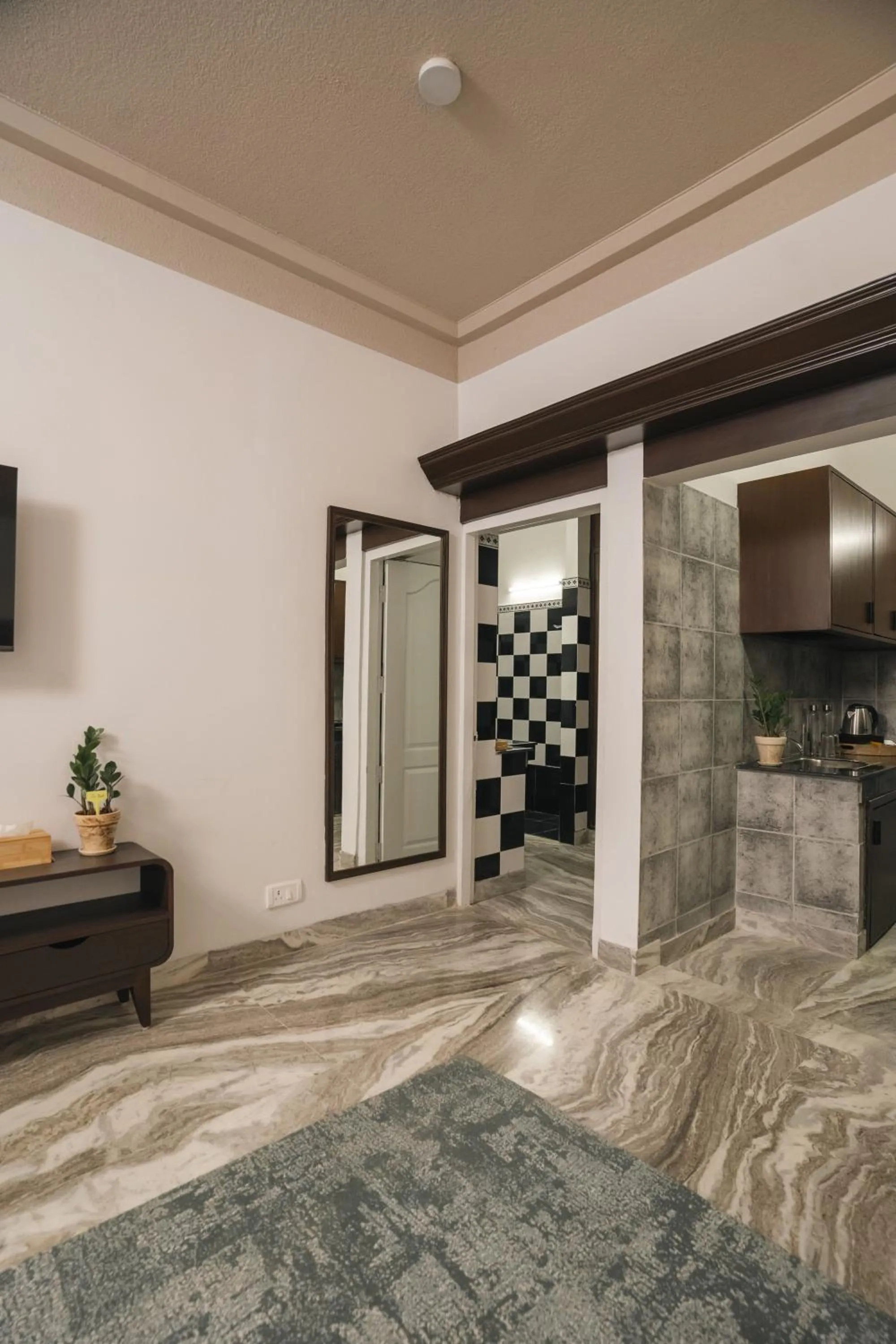 Kitchen or kitchenette in Firebrick Boutique Residences - GARNET HOUSE