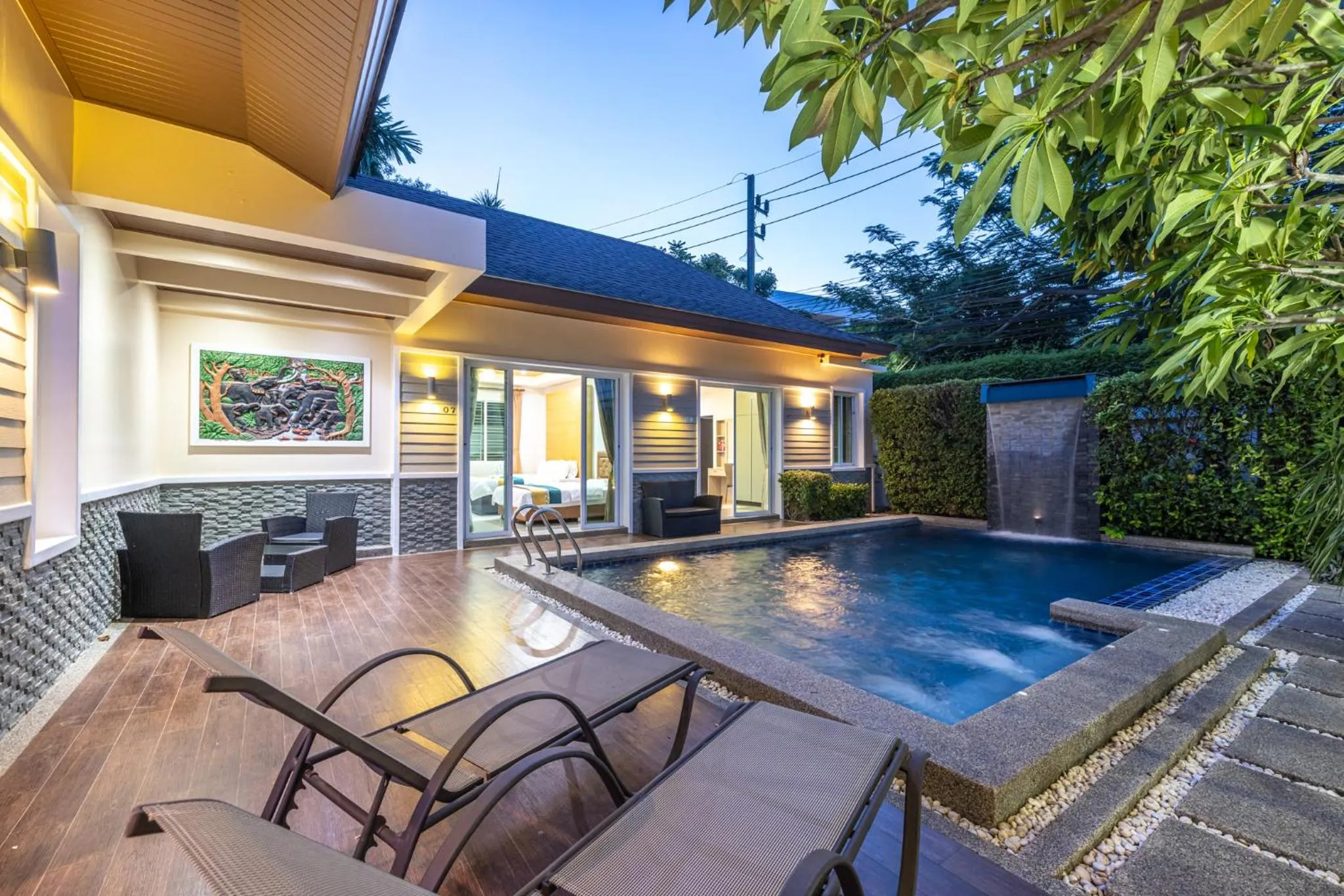 Pool view in Kana Hotel Phuket普吉岛卡娜酒店