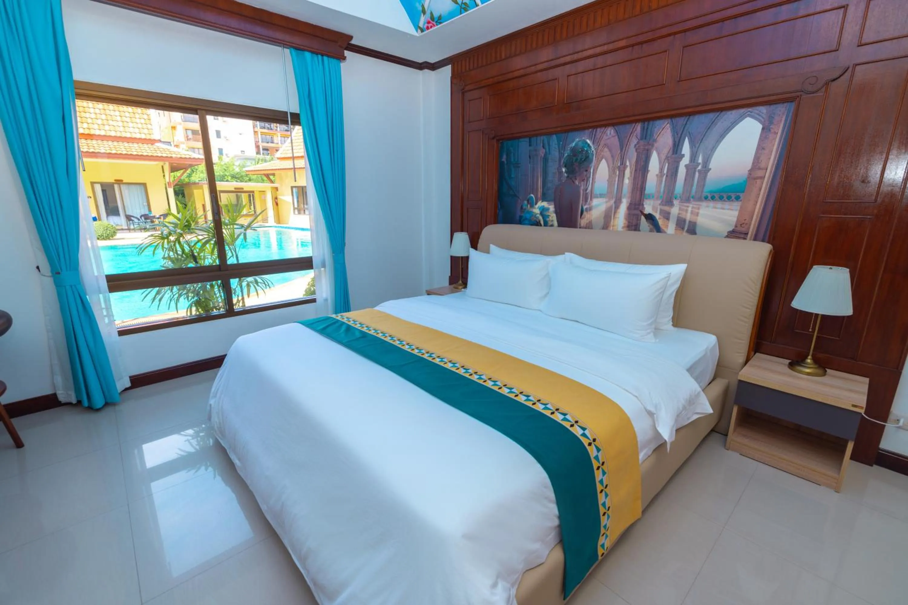 Bed in Kana Hotel Phuket普吉岛卡娜酒店