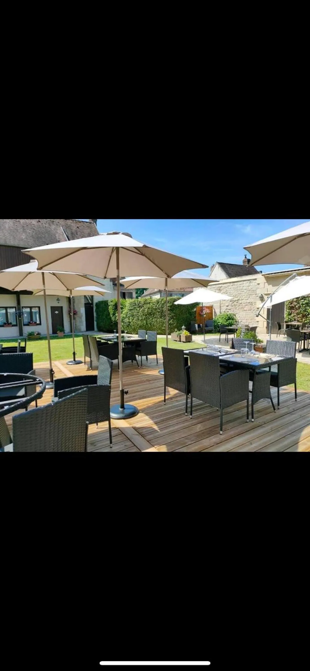 Balcony/Terrace in AUBERGE DU JEU D'ARC