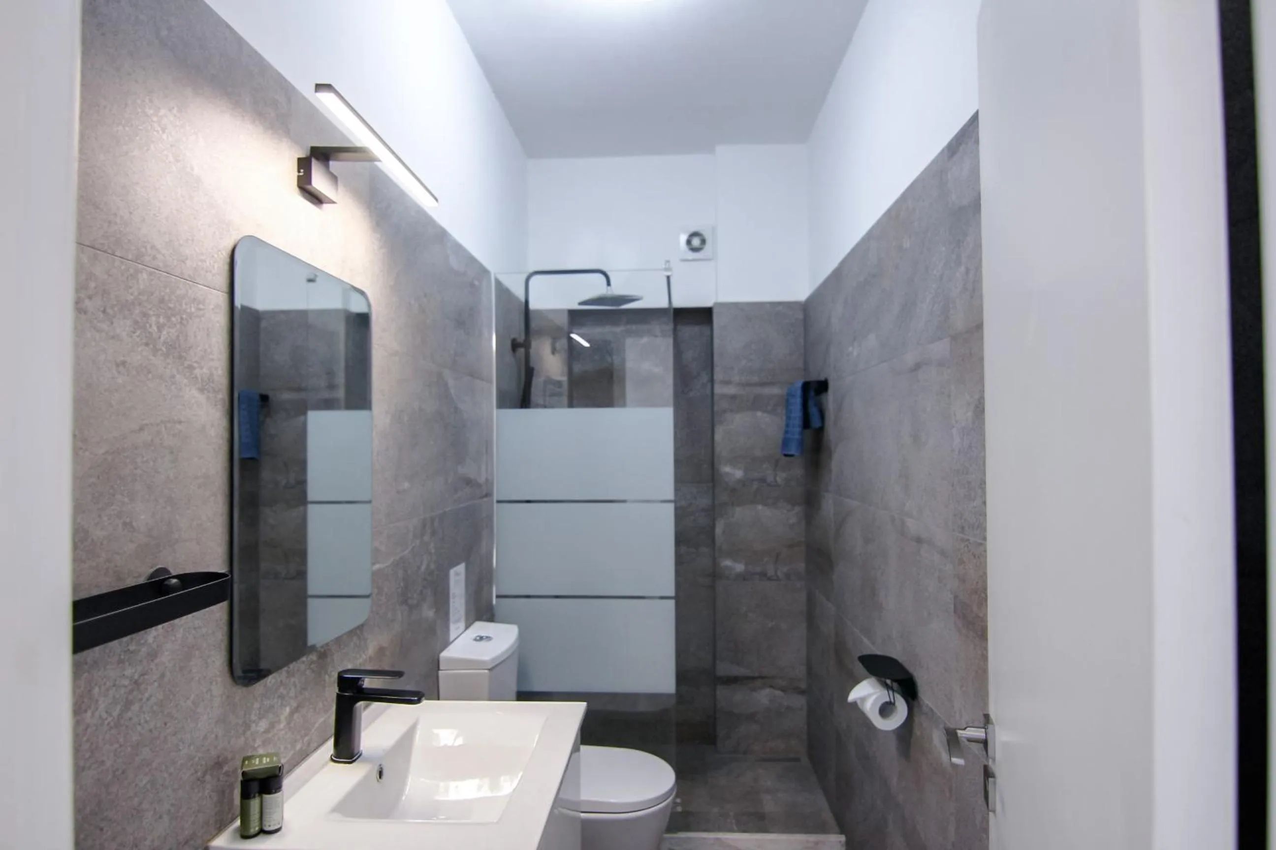 Shower in Phaedrus Living: Ourania City Heights Flat
