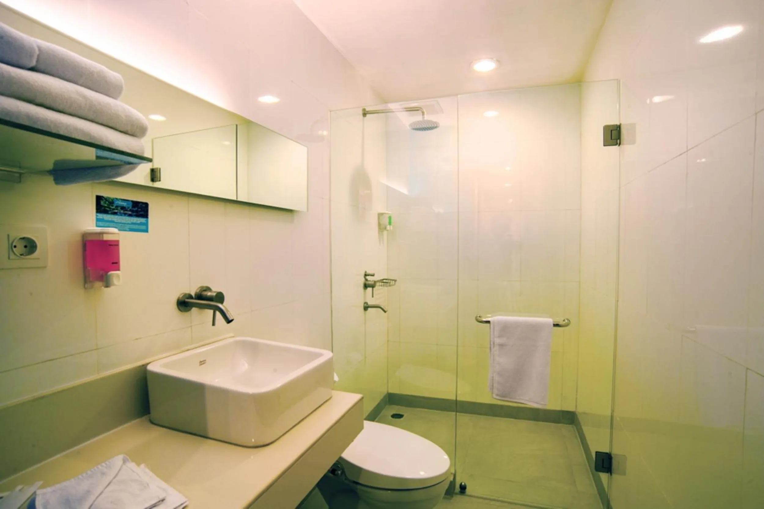 Bathroom in Idoop Hotel by Prasanthi