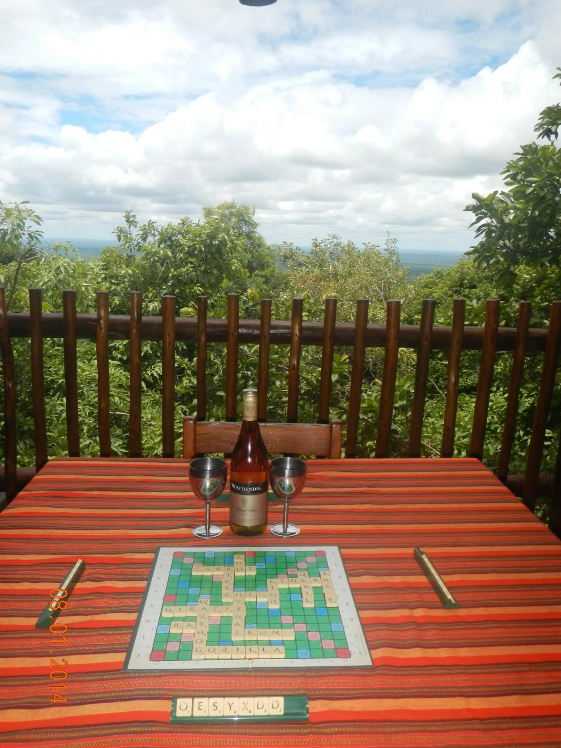 Balcony/Terrace in Amafu Forest Lodge